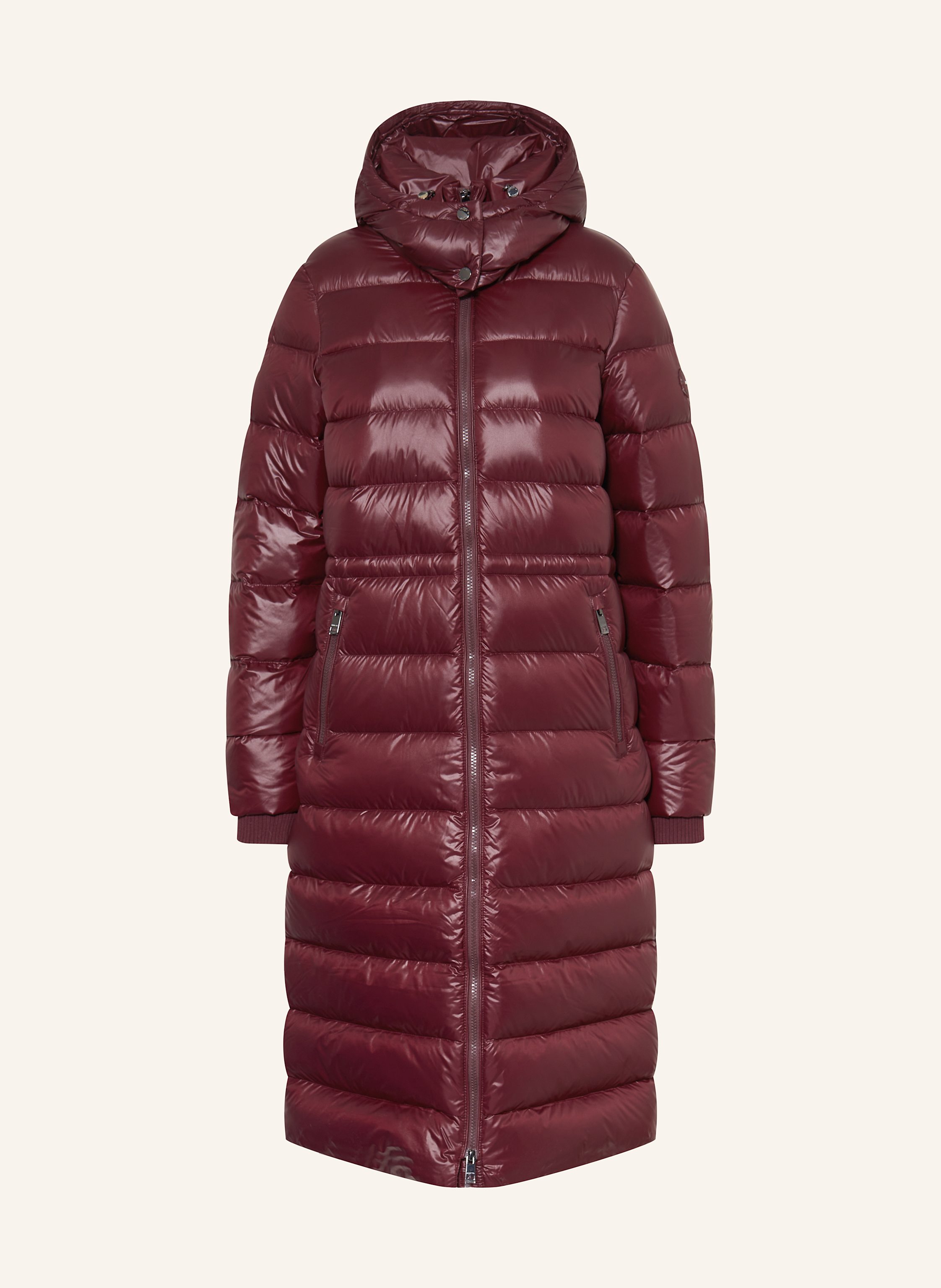 Tommy Hilfiger Daunenmantel Mit Abnehmbarer Kapuze rot