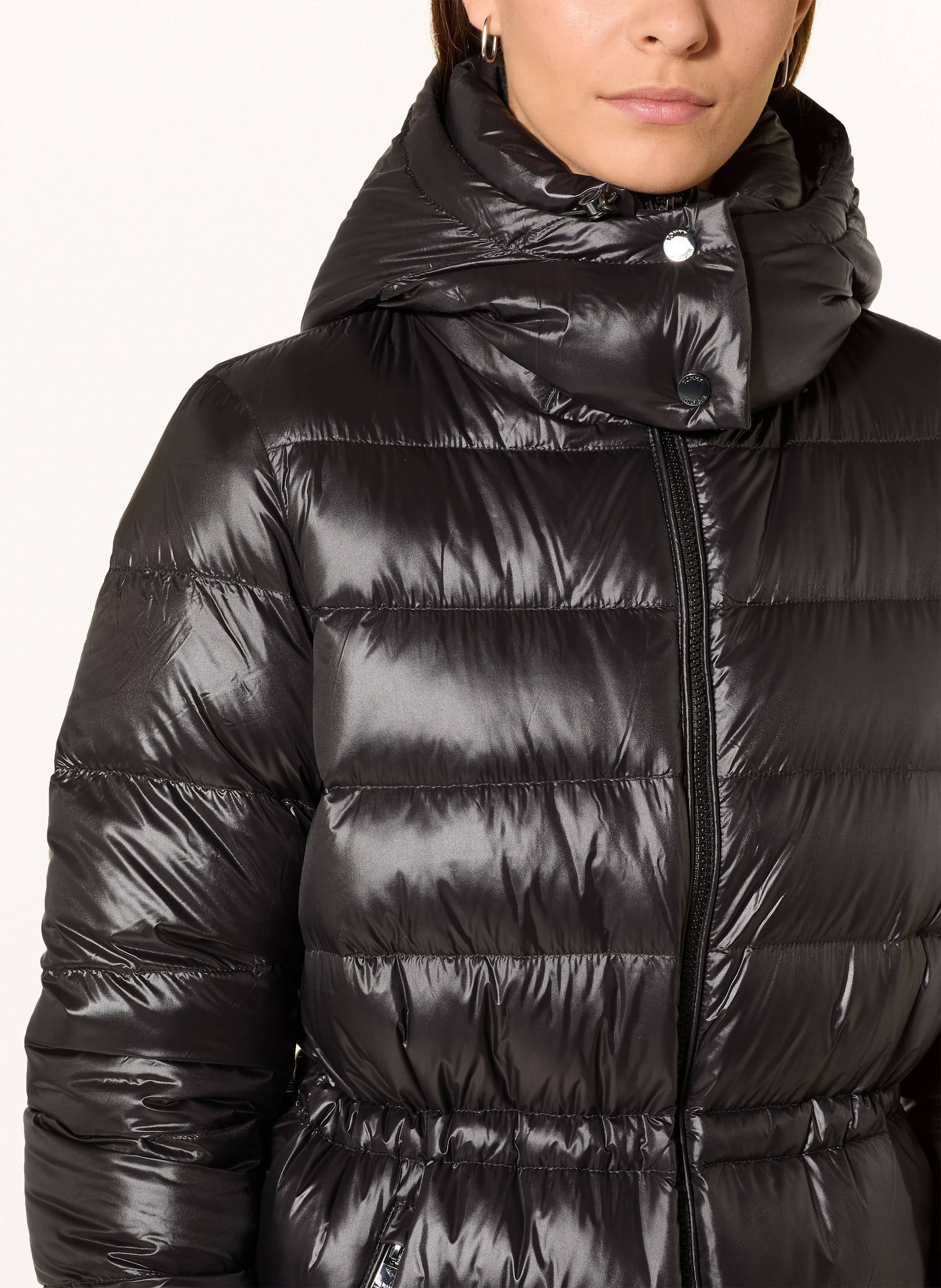 Thumbnail - Tommy Hilfiger Daunenmantel Mit Abnehmbarer Kapuze schwarz