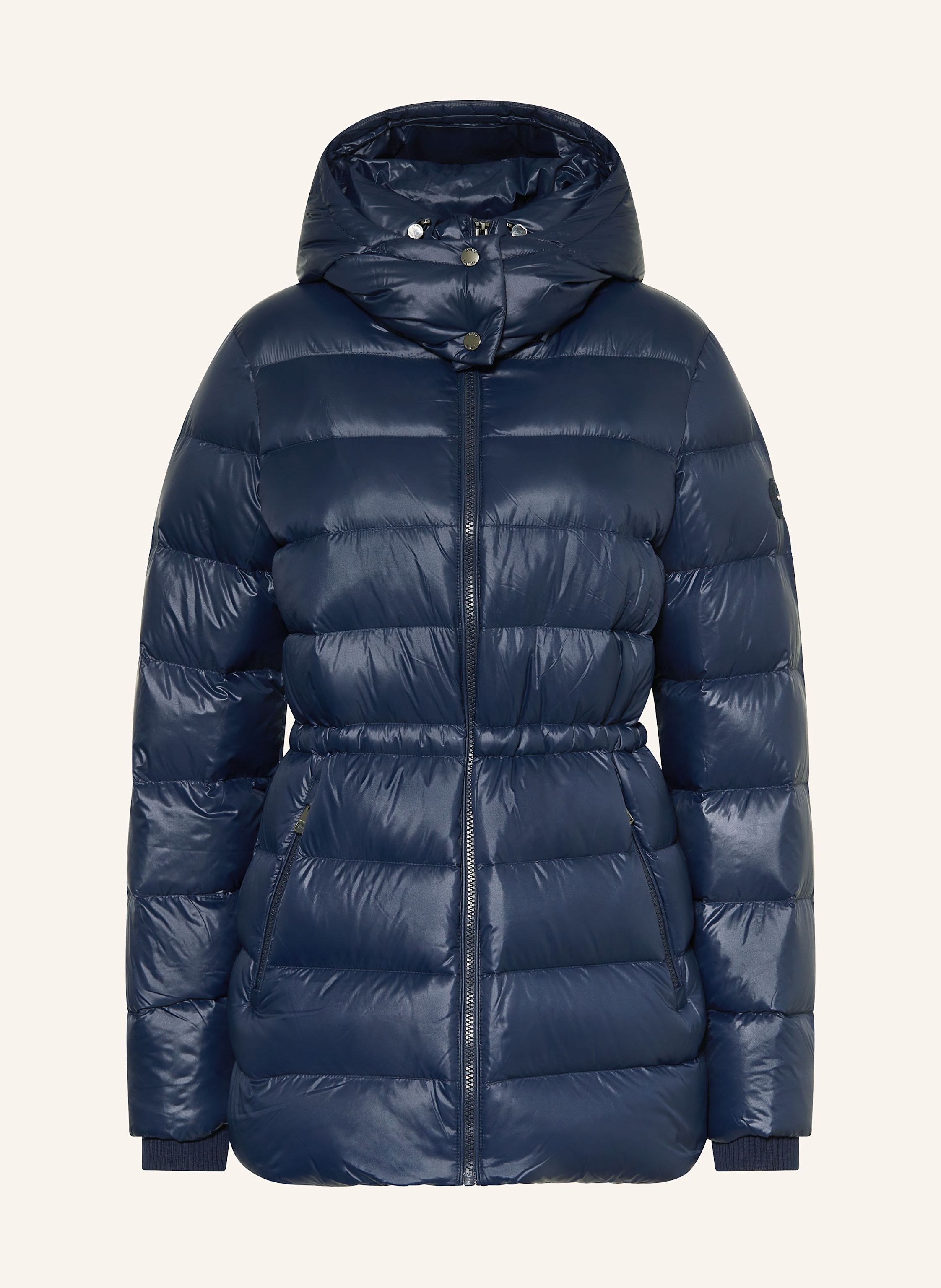 Tommy Hilfiger Daunenmantel Mit Abnehmbarer Kapuze blau