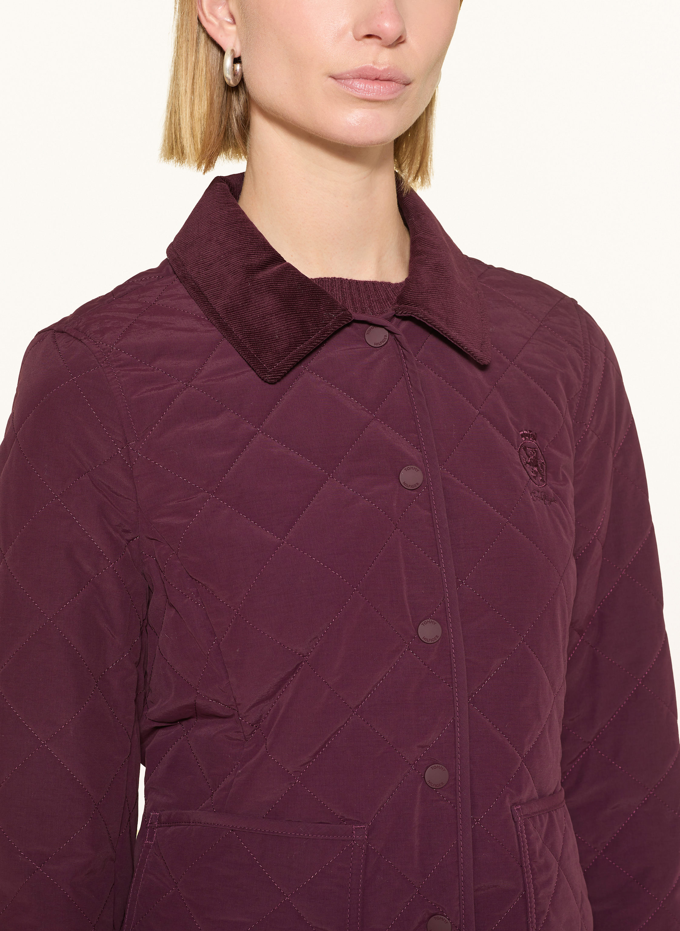 Thumbnail - Tommy Hilfiger Steppjacke rot