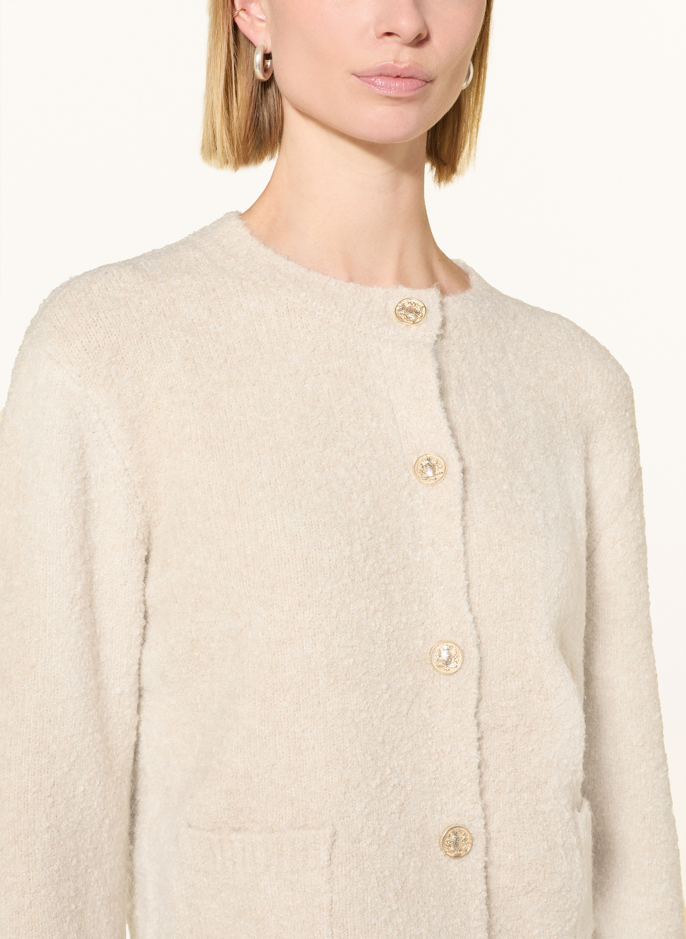 Thumbnail - Cartoon Strickjacke grau