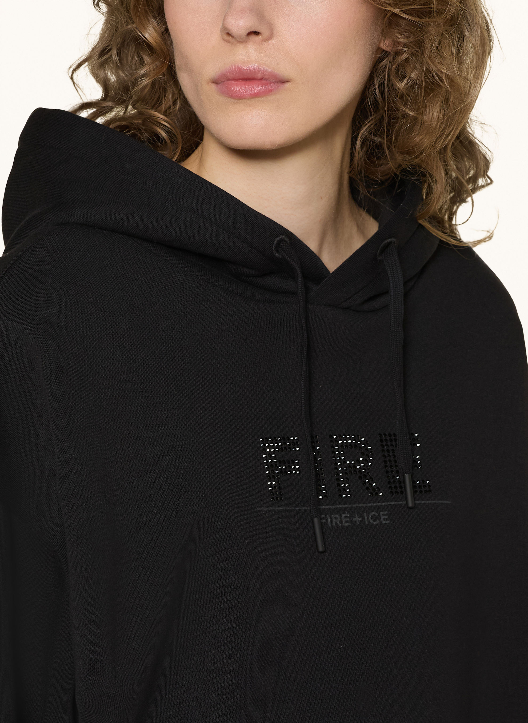 Thumbnail - Fire+Ice Sweatshirt nelly2 Mit Schmucksteinen schwarz