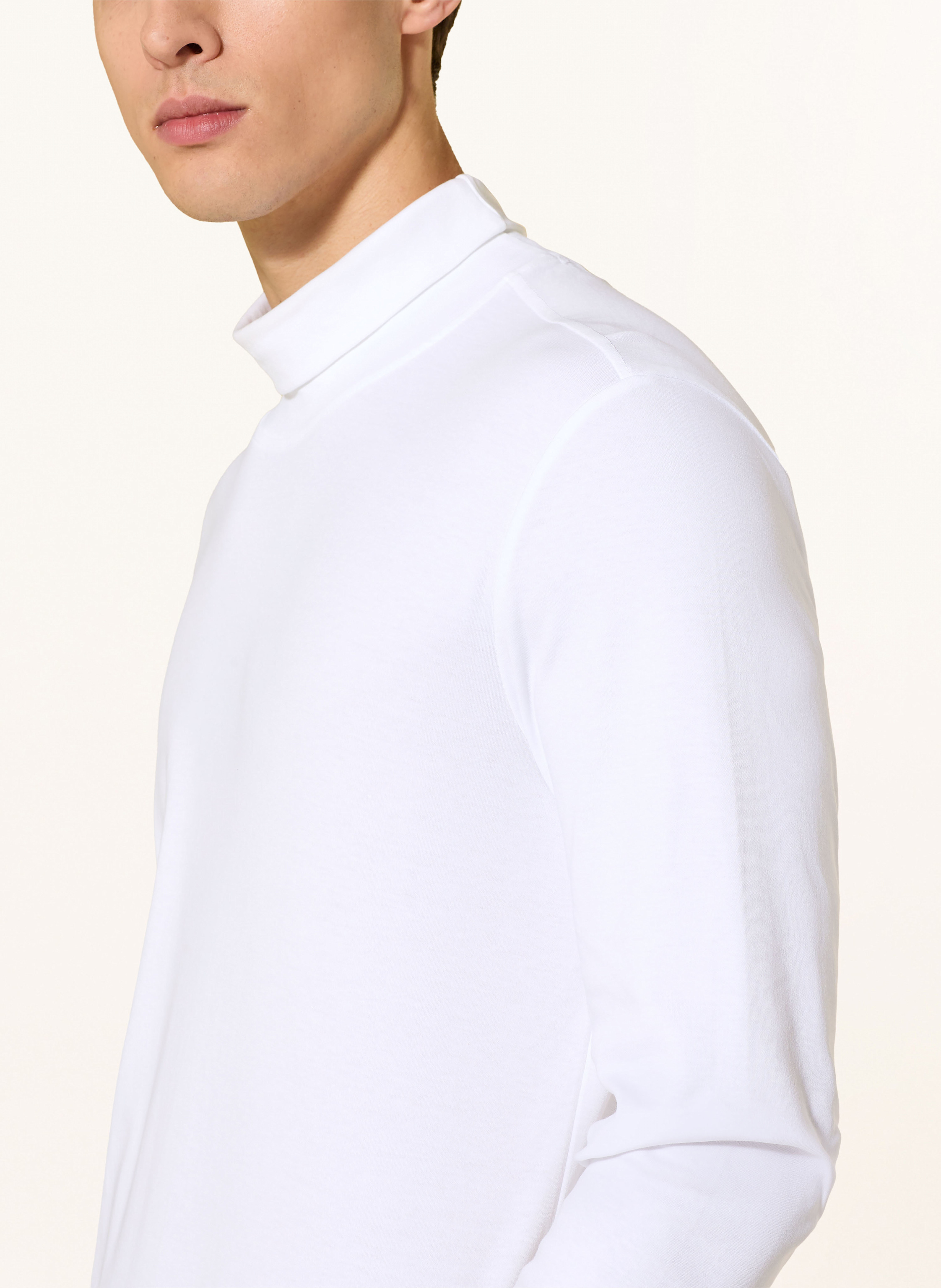 Thumbnail - Strokesman's Rollkragenshirt weiss