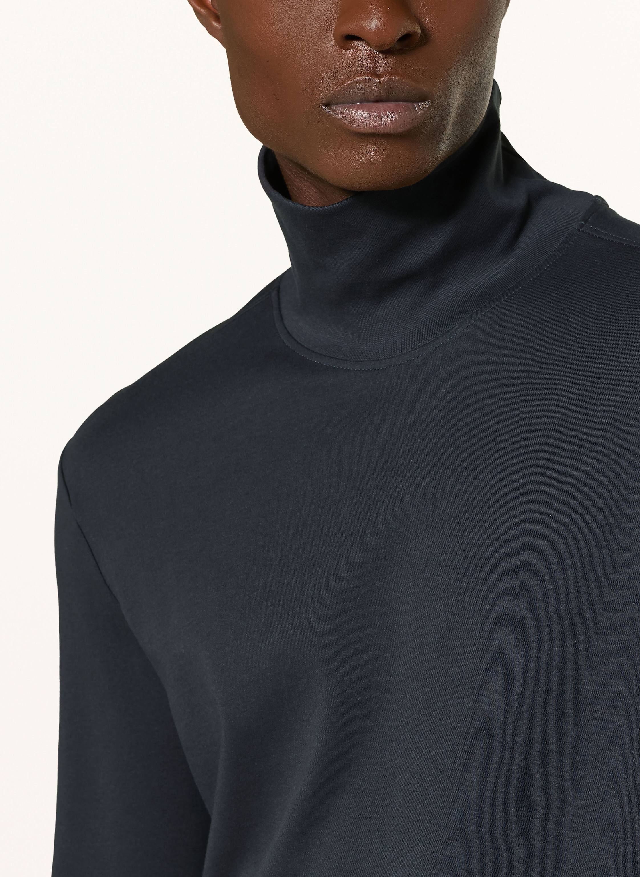 Thumbnail - Strokesman's Rollkragenshirt blau