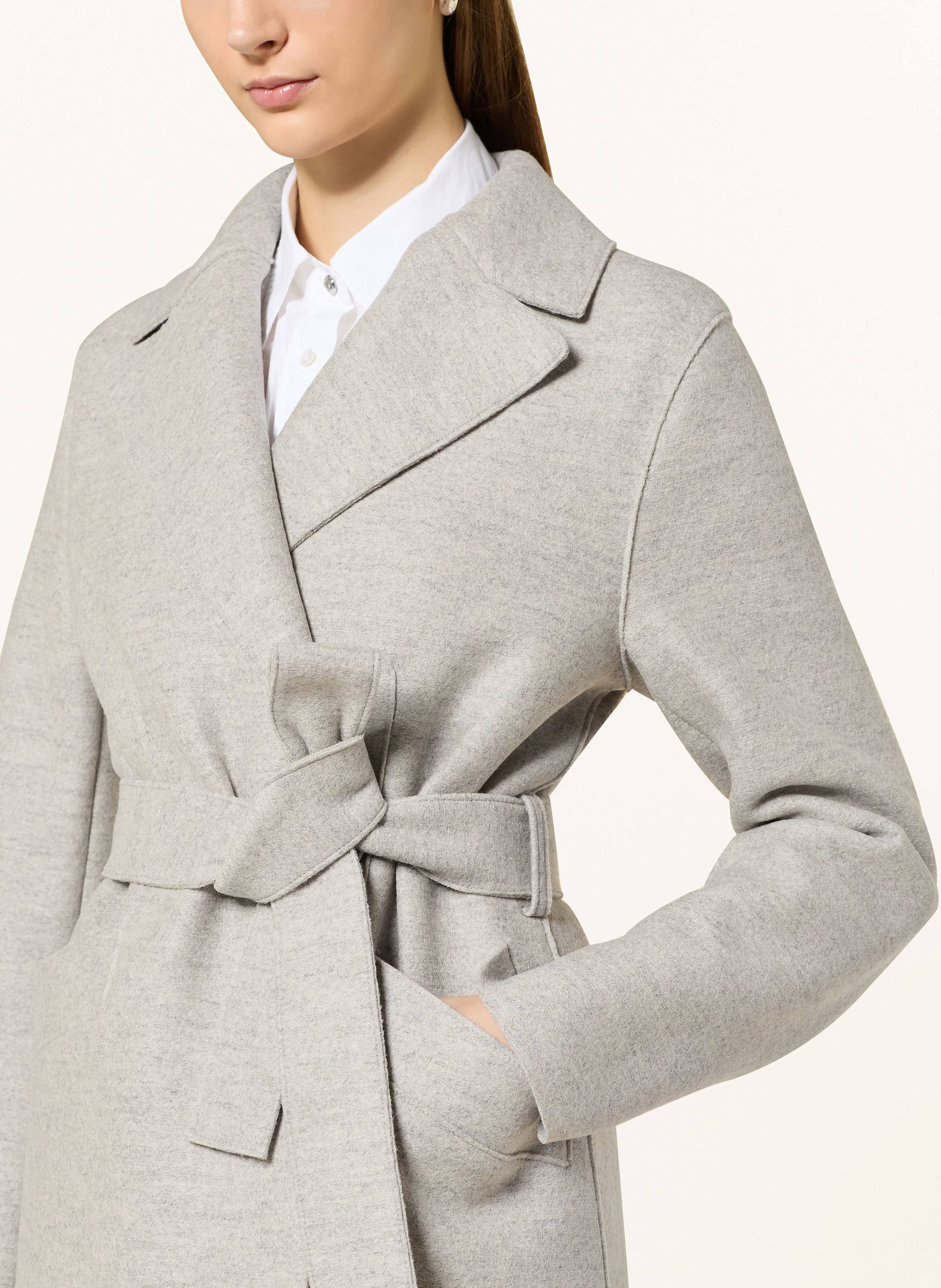 Thumbnail - Harris Wharf London Wollmantel grau