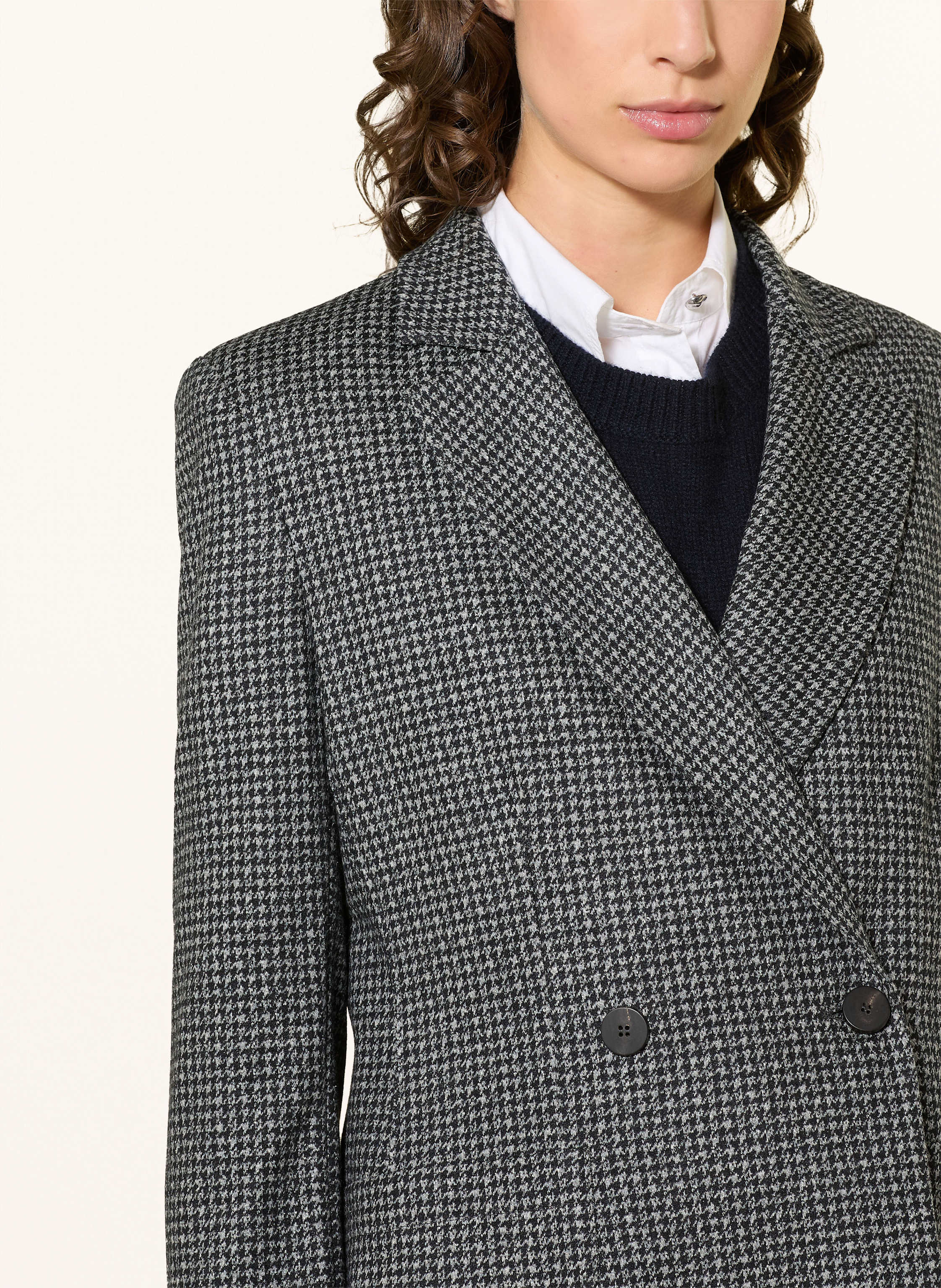 Thumbnail - Harris Wharf London Blazer Mit Seide grau