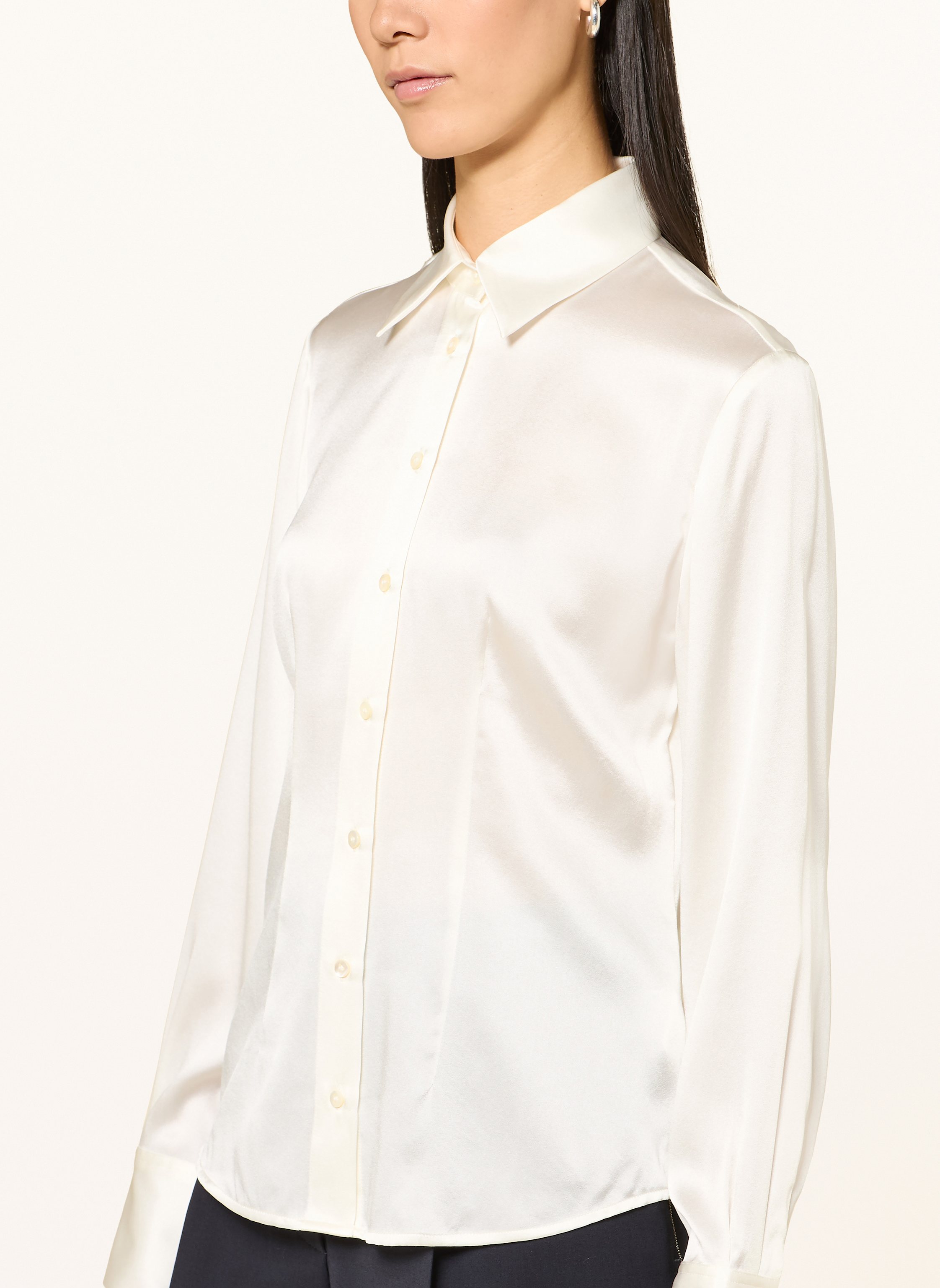 Thumbnail - Van Laack Hemdbluse Vl-Uliz-Xx Aus Seide weiss