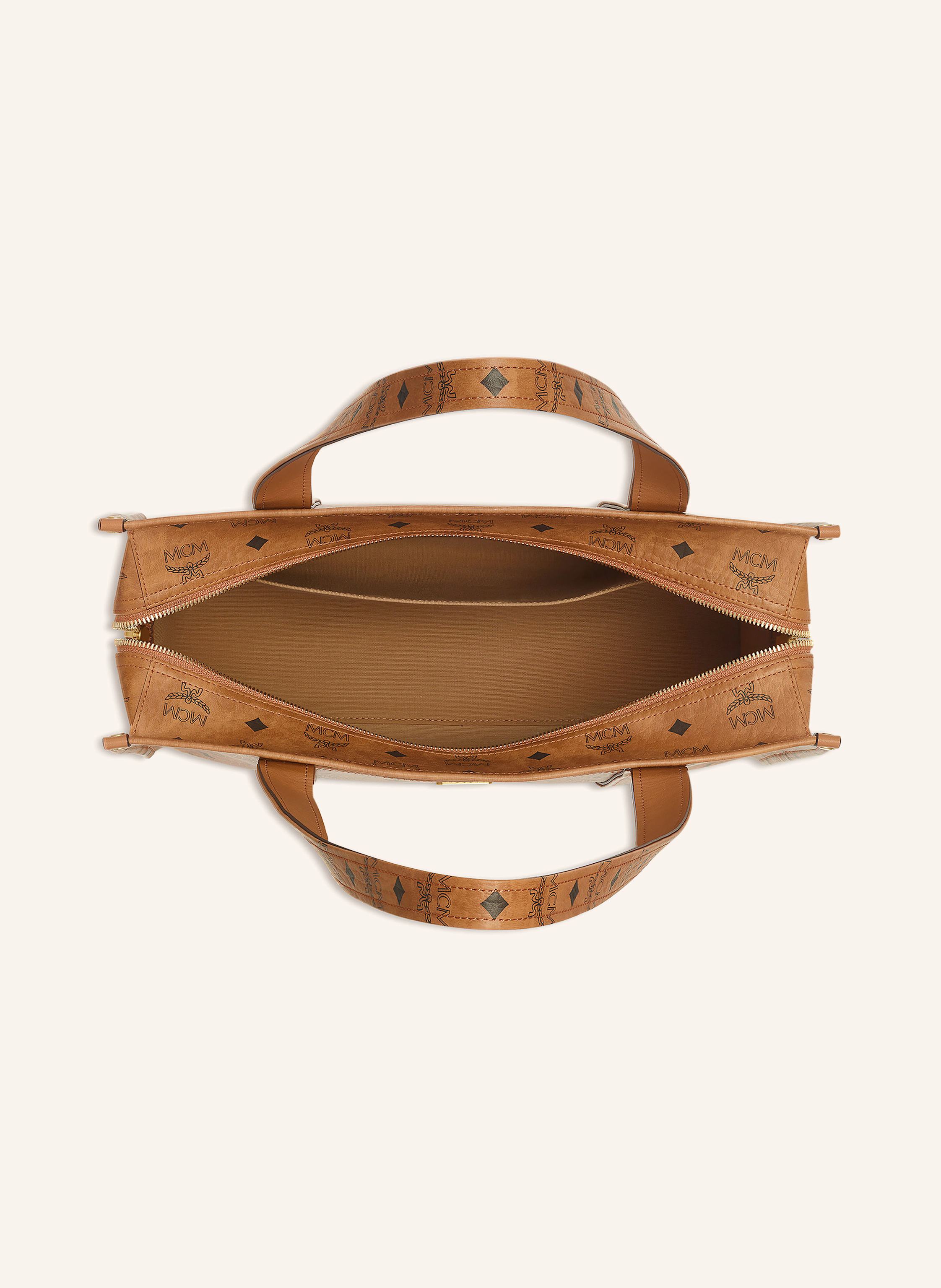 Thumbnail - Mcm Shopper Aren Visetos braun