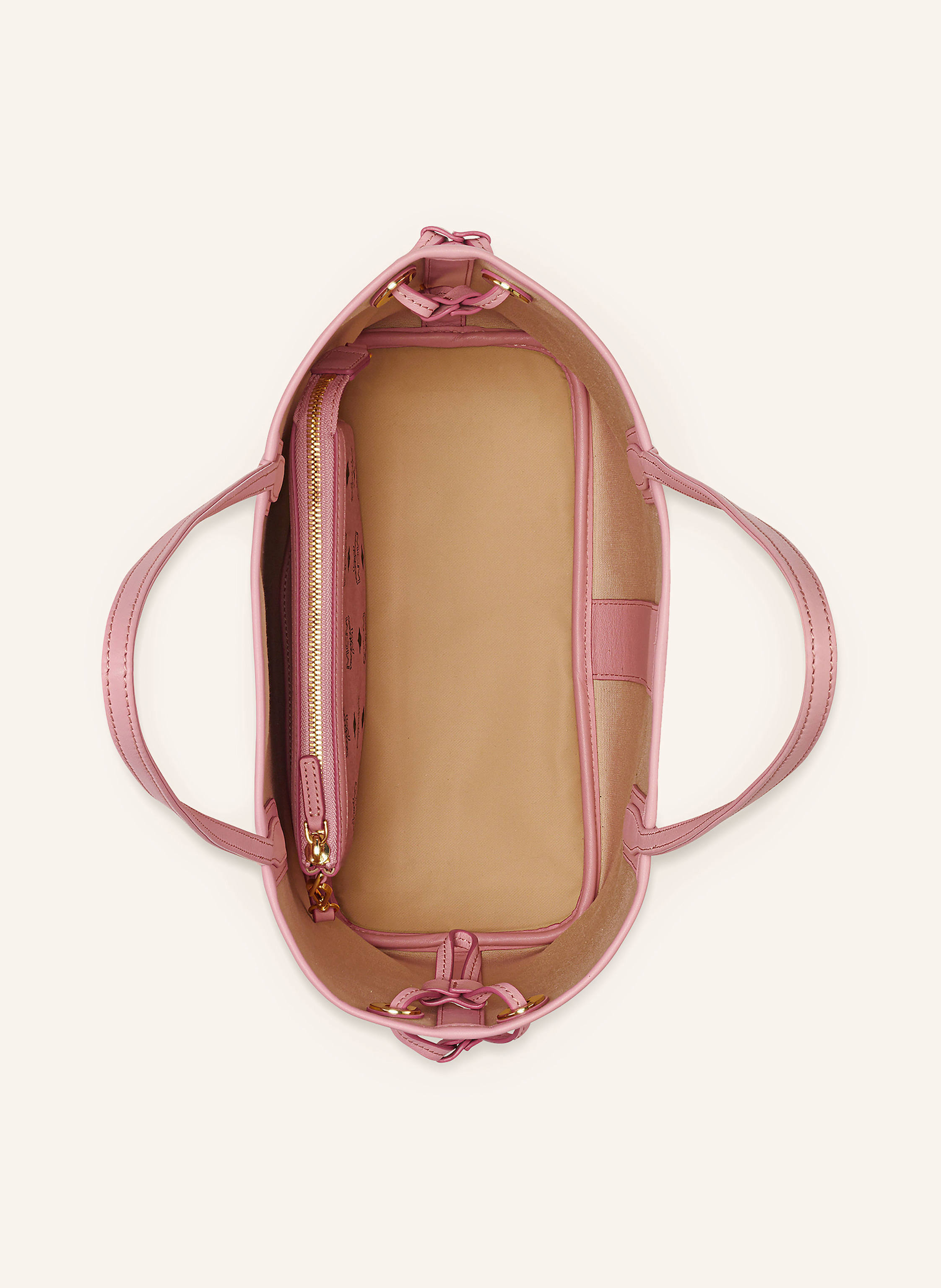 Thumbnail - Mcm Shopper Liz Mit Pouch rosa