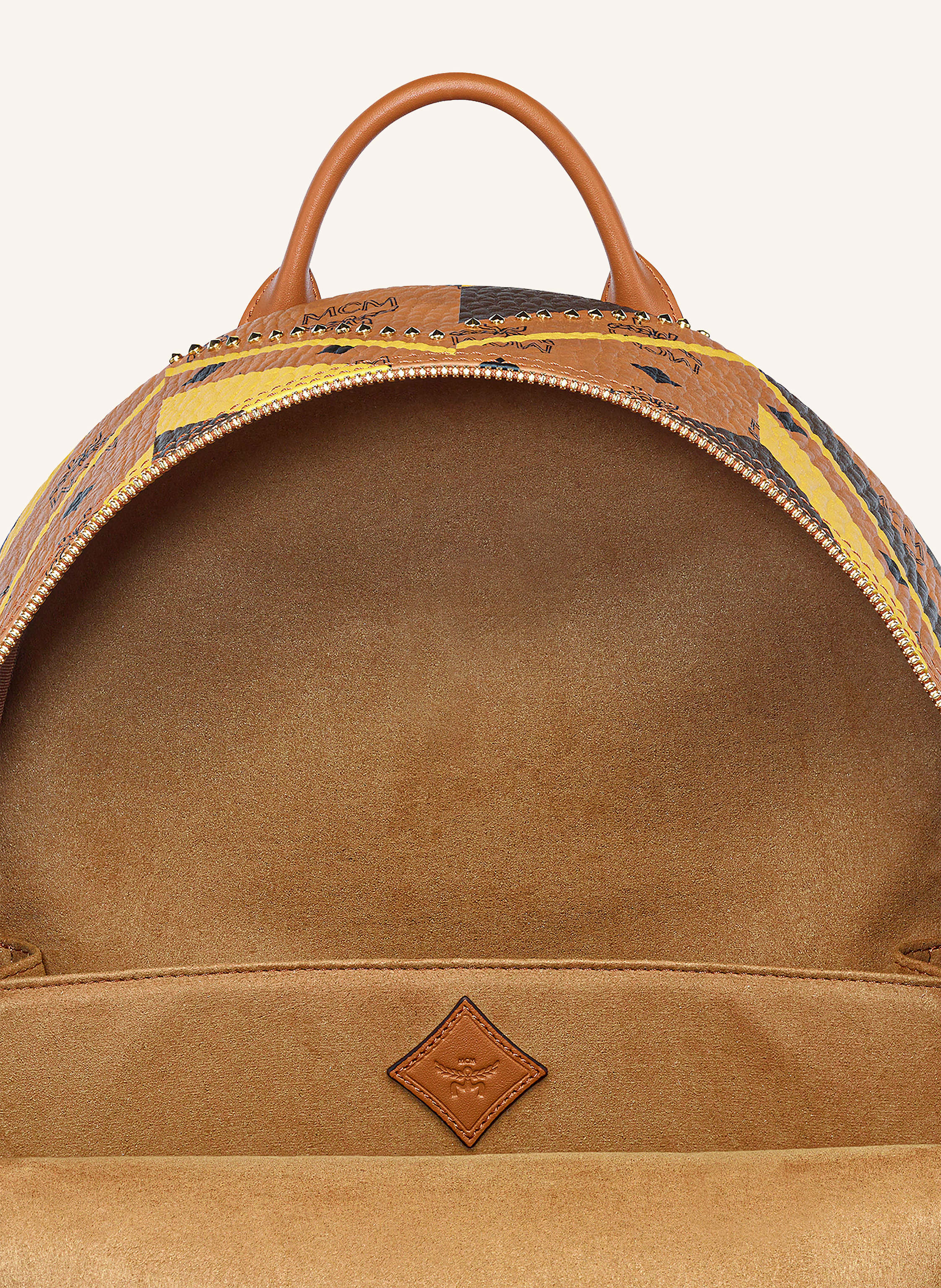 Thumbnail - Mcm Rucksack Mit Schmucksteinen braun