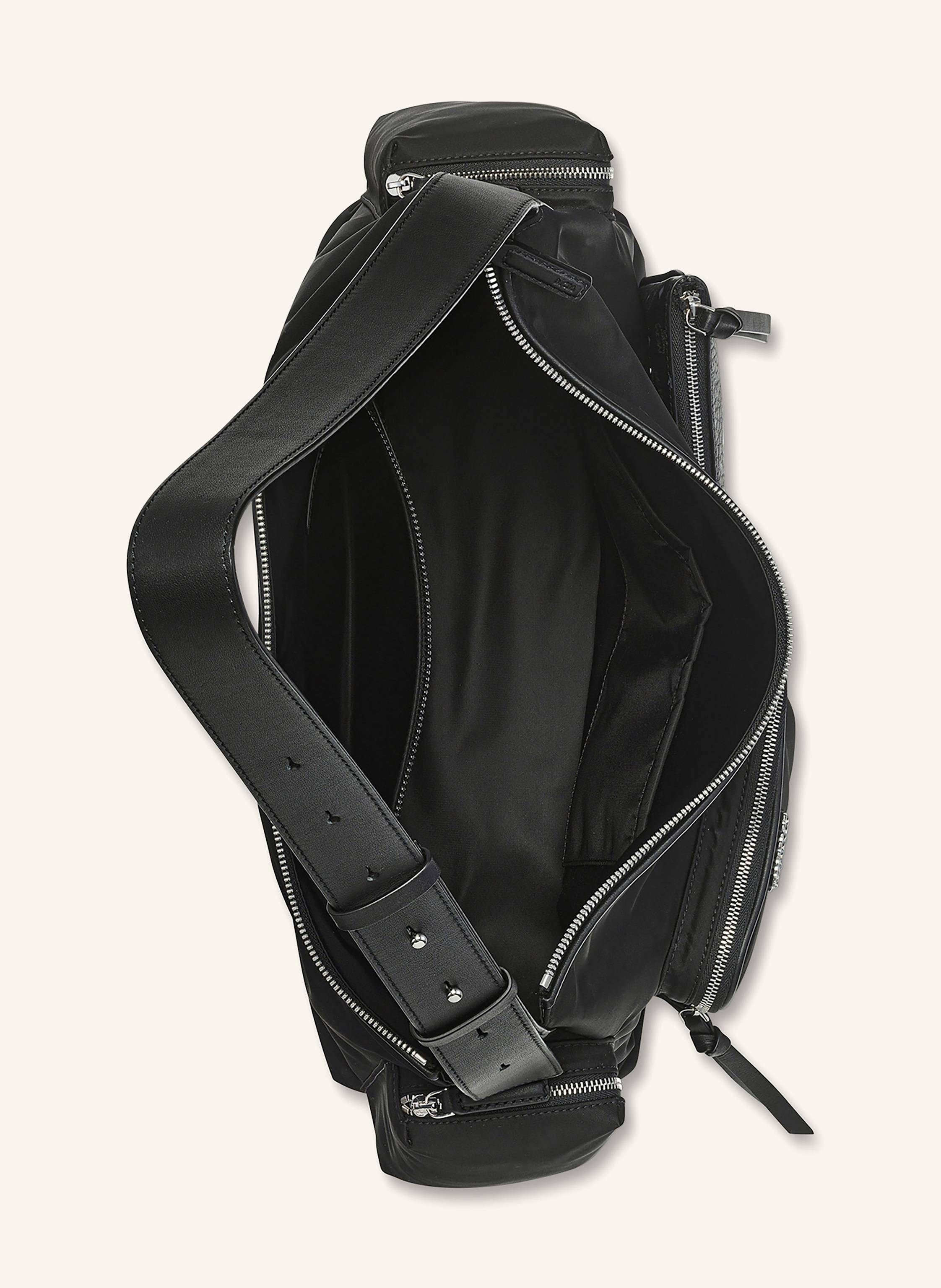 Thumbnail - Mcm Beuteltaschen Aren Medium Mit Pouch schwarz