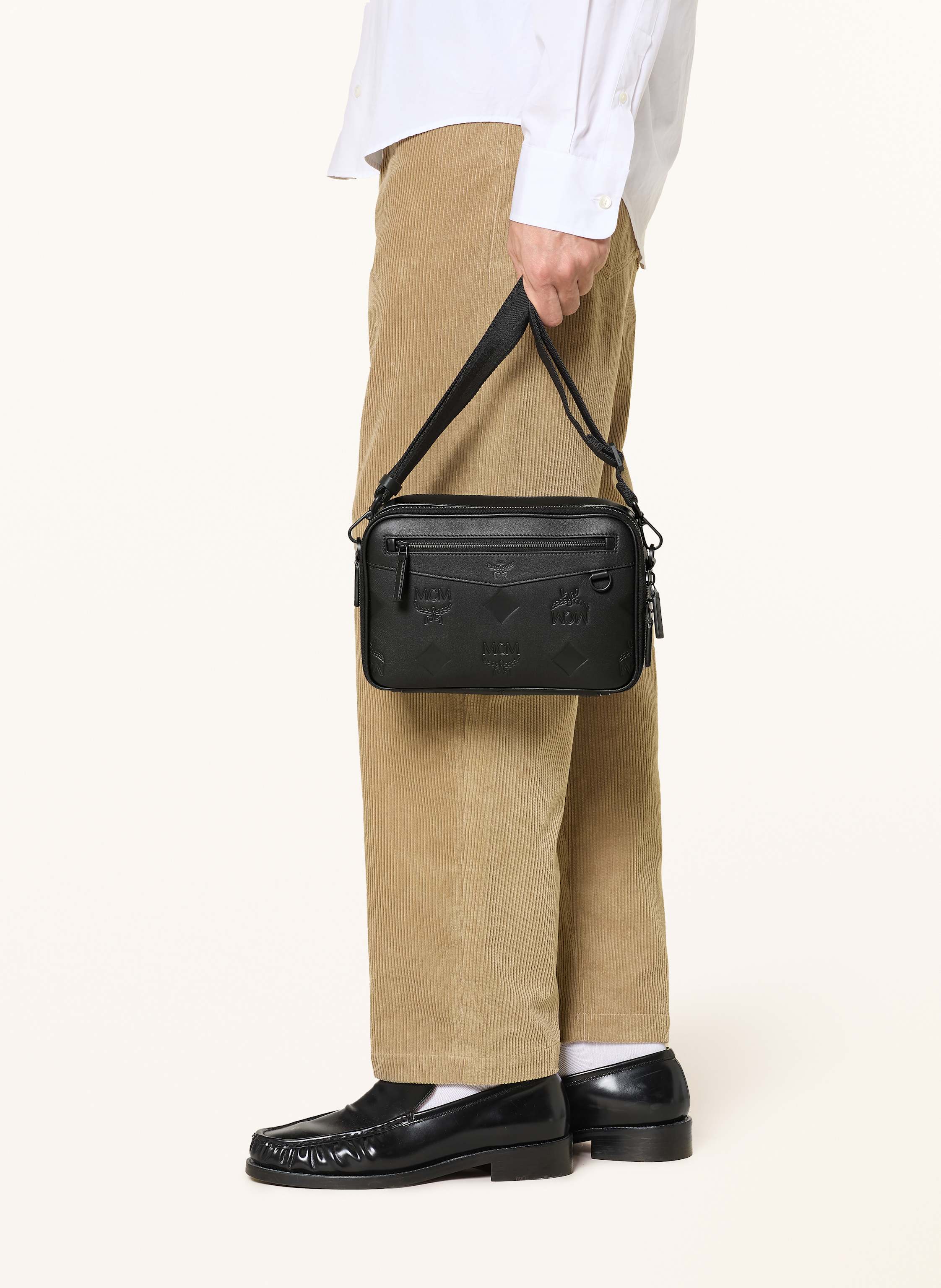 Thumbnail - Mcm Umhängetasche Diamond schwarz