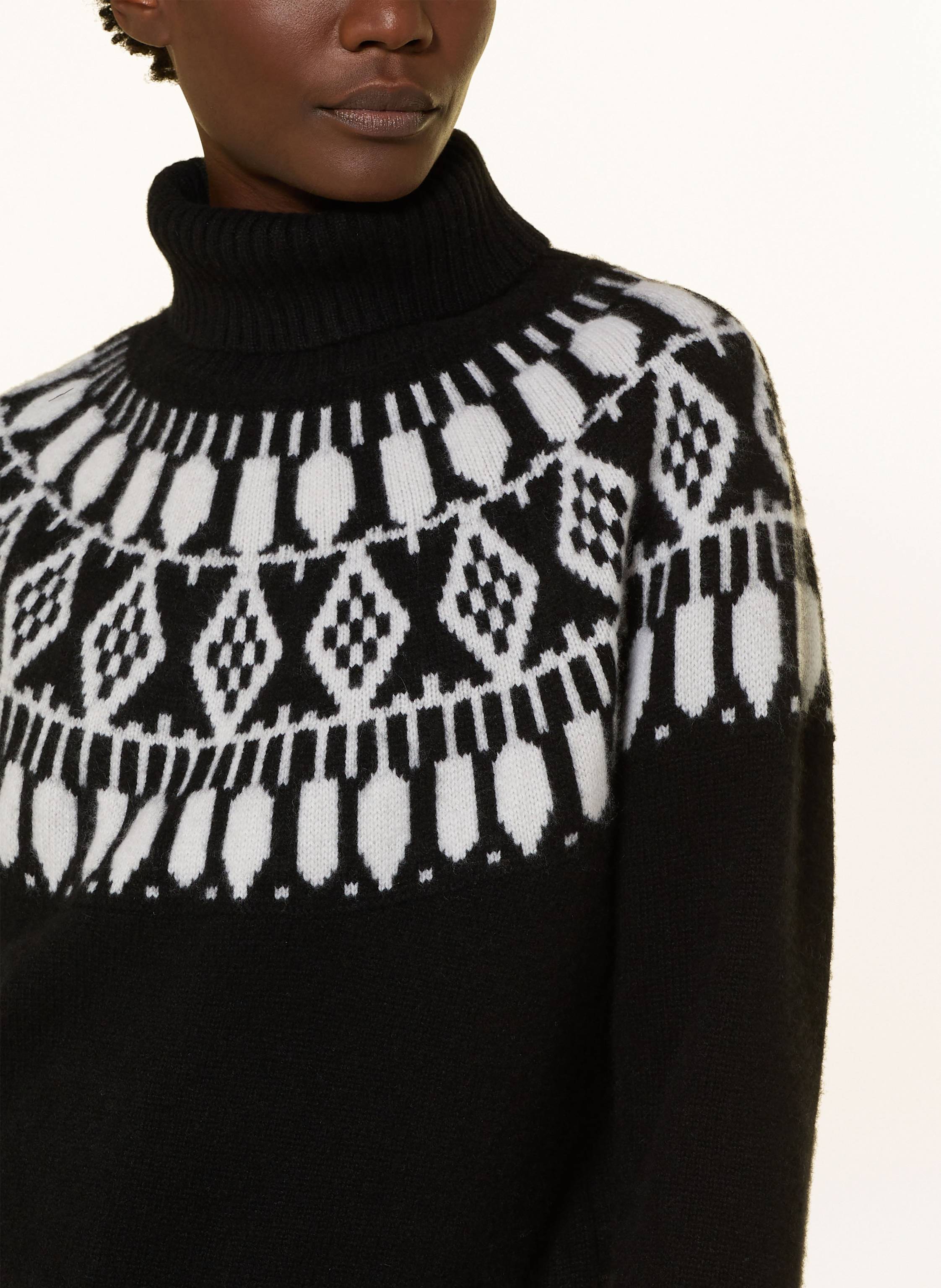 Thumbnail - (The Mercer) N.Y. Rollkragenpullover Aus Cashmere schwarz