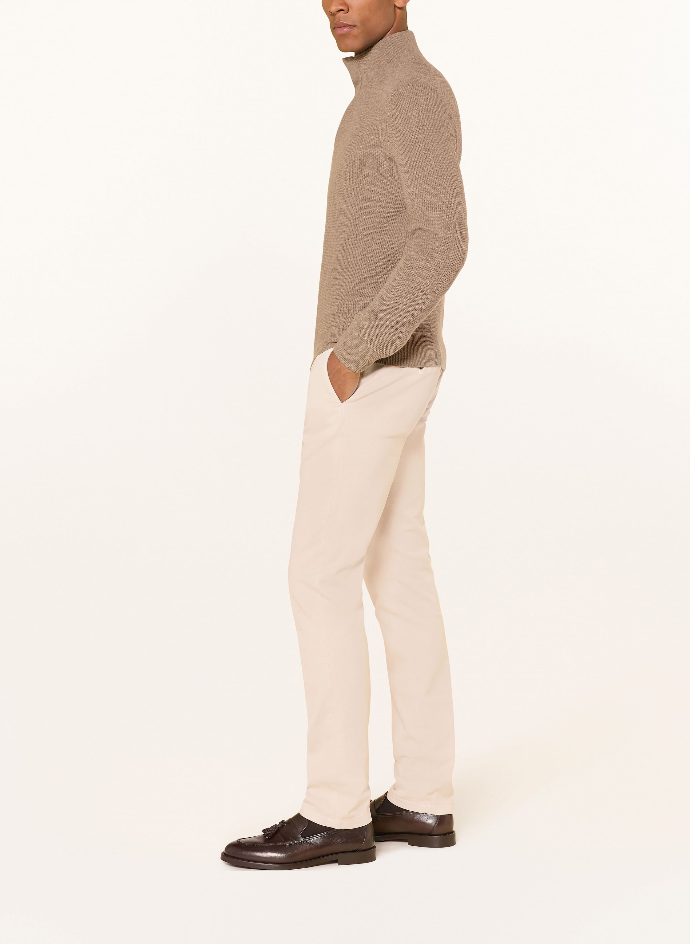 Thumbnail - Canali Chino Regular Fit beige