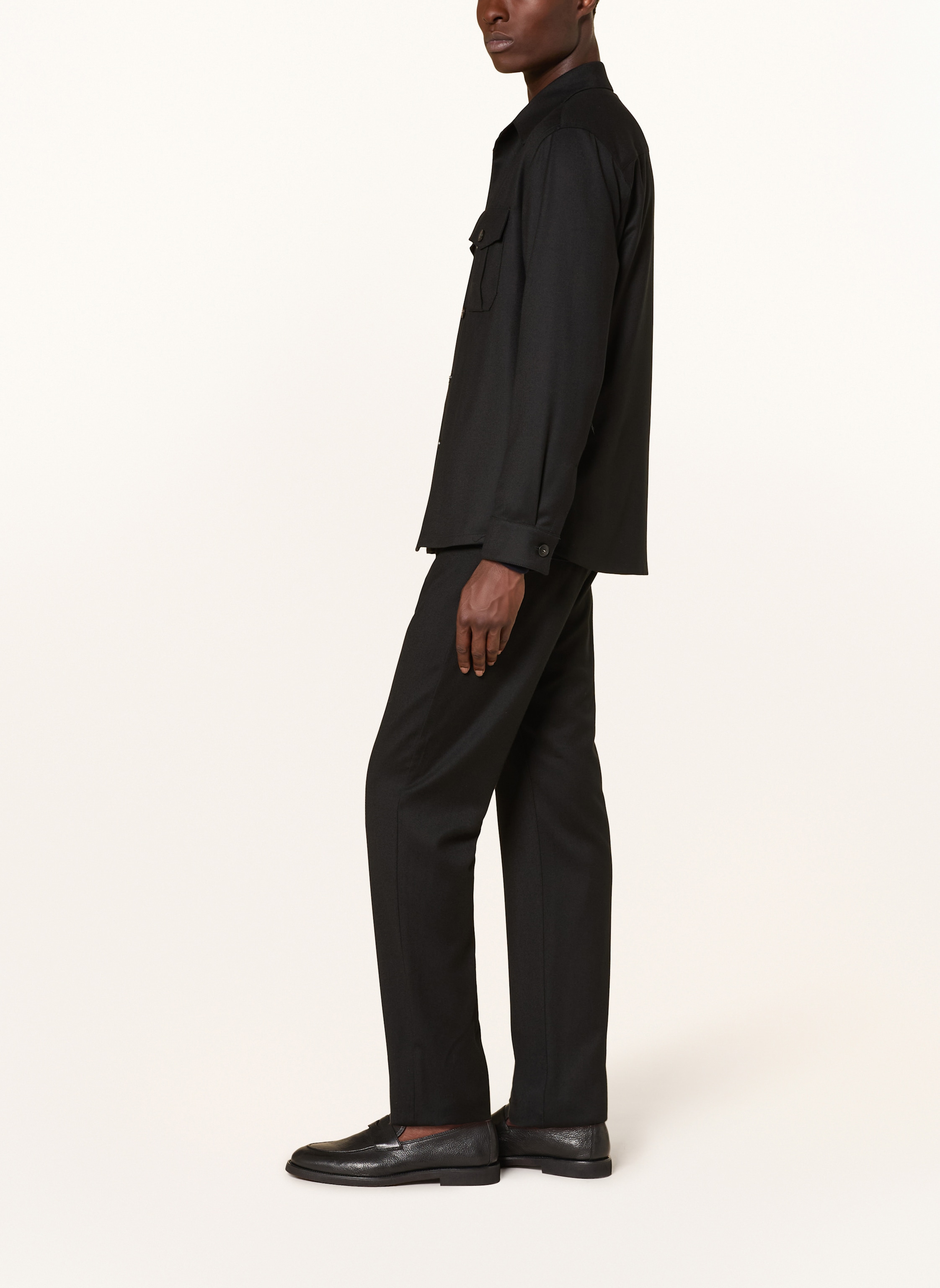 Thumbnail - Canali Hose Im Jogging-Stil Regular Fit schwarz