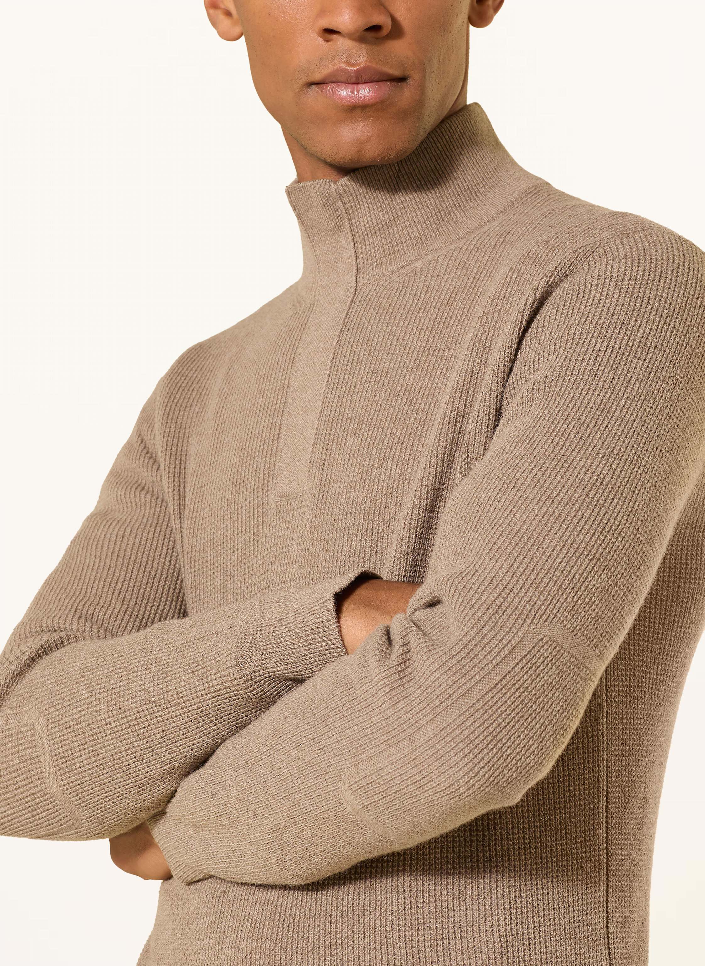 Thumbnail - Canali Troyer Aus Merinowolle beige