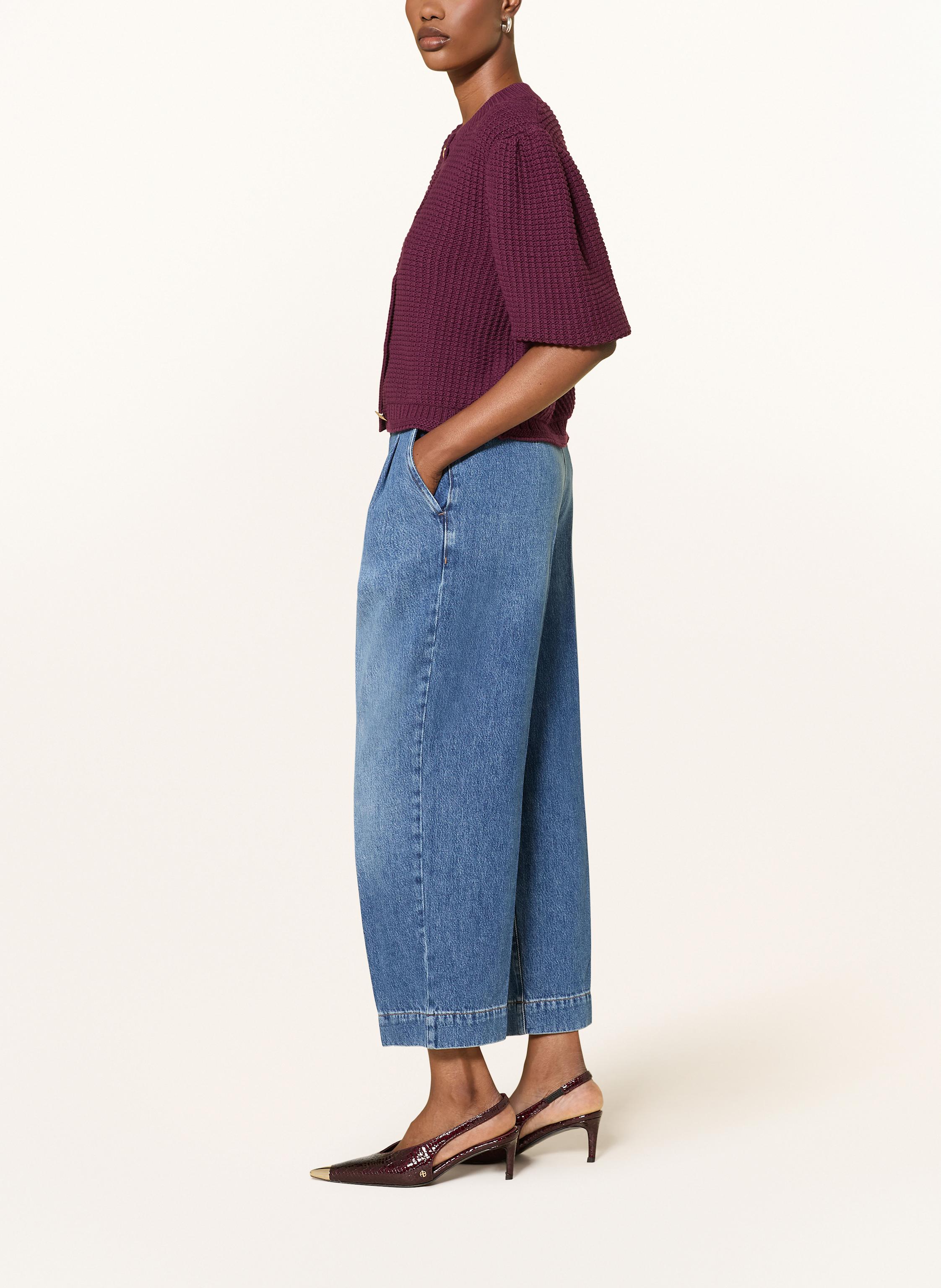 Thumbnail - Rossi Wide Leg Jeans Noa Crop blau