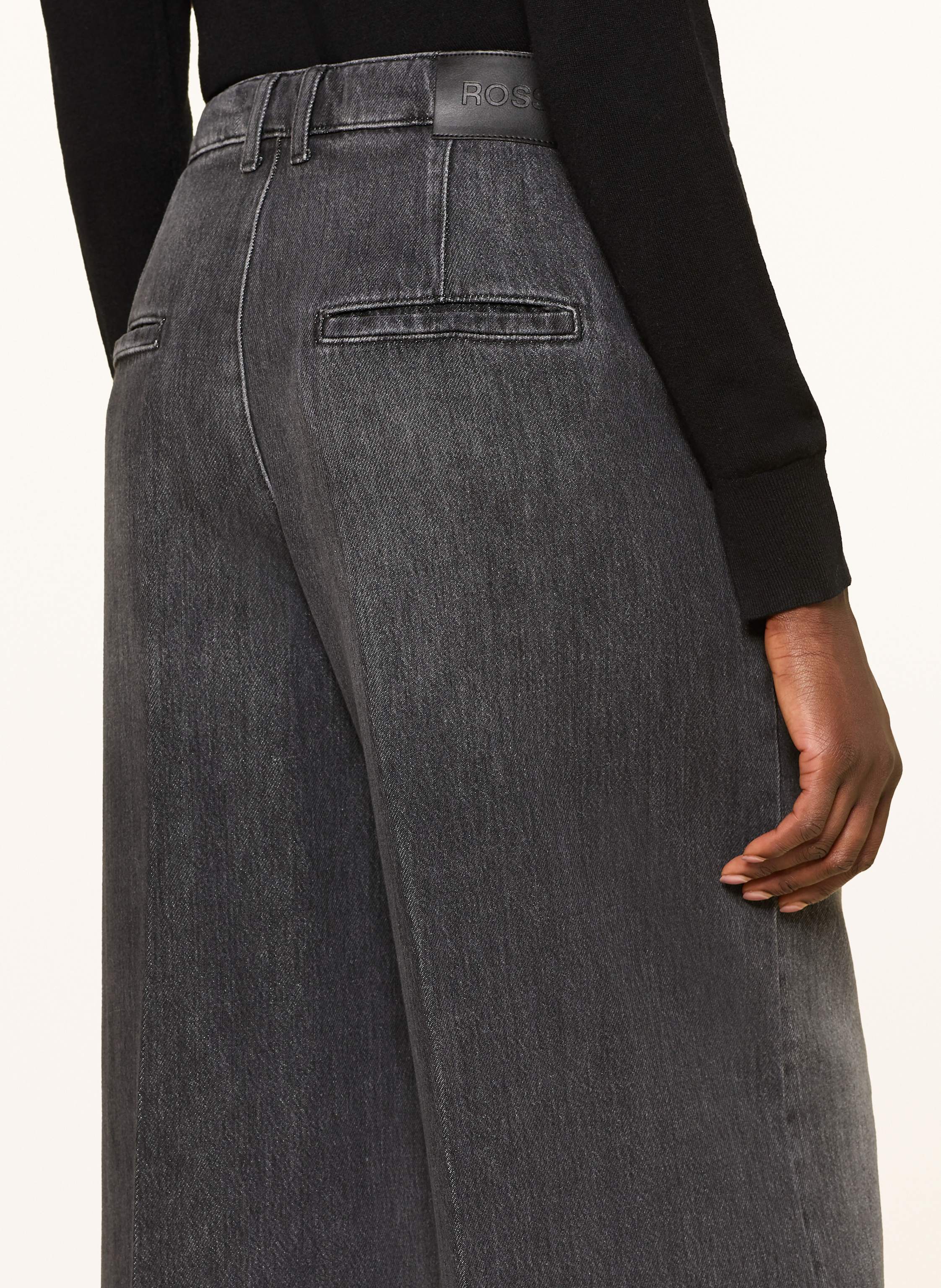 Thumbnail - Rossi Wide Leg Jeans Ivon grau