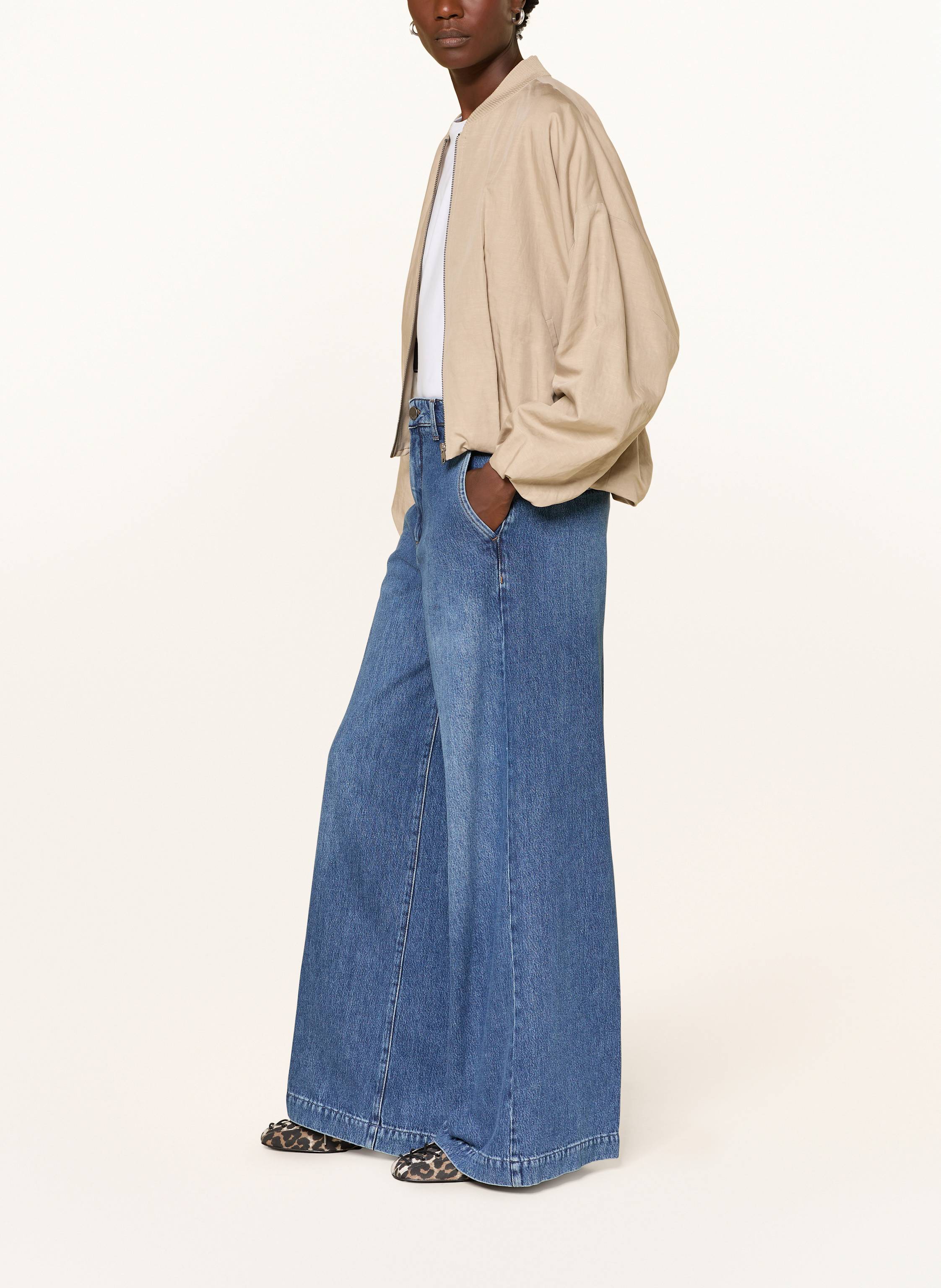 Thumbnail - Rossi Wide Leg Jeans Ivon blau