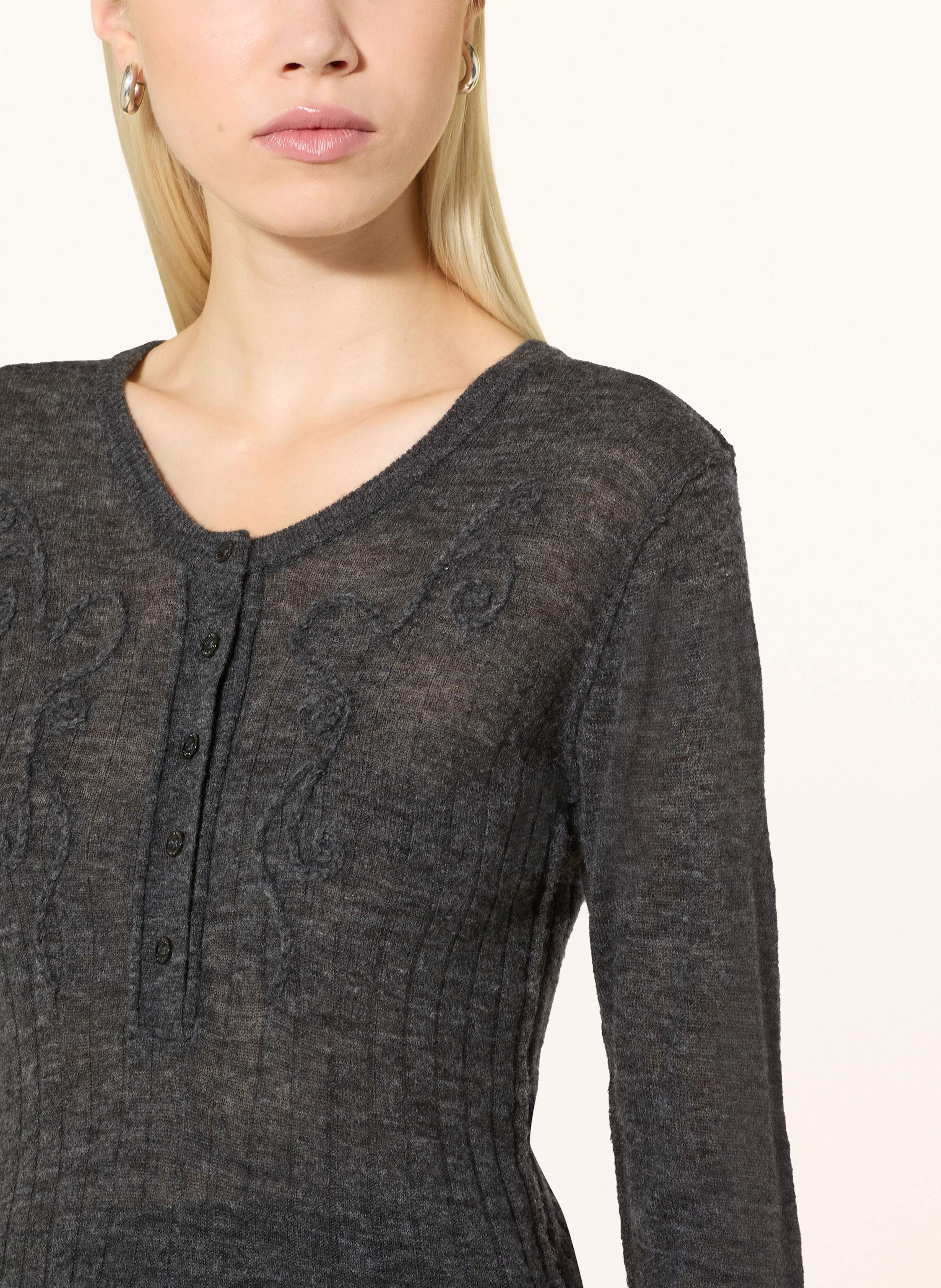 Thumbnail - Heyanno Pullover Mmhgentle Hug grau