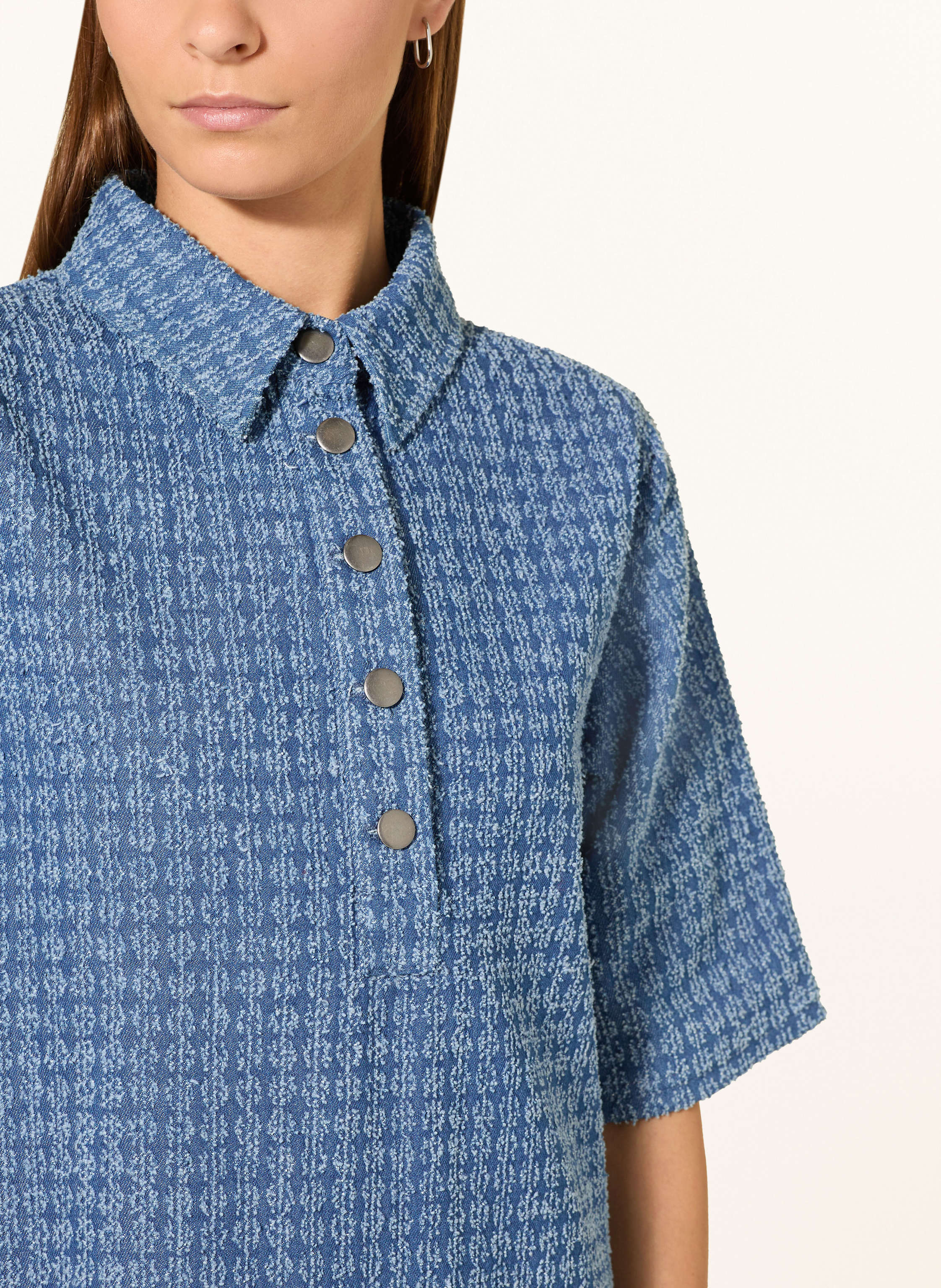 Thumbnail - Msch Copenhagen Kleid Mschibo Mit 3/4-Arm blau