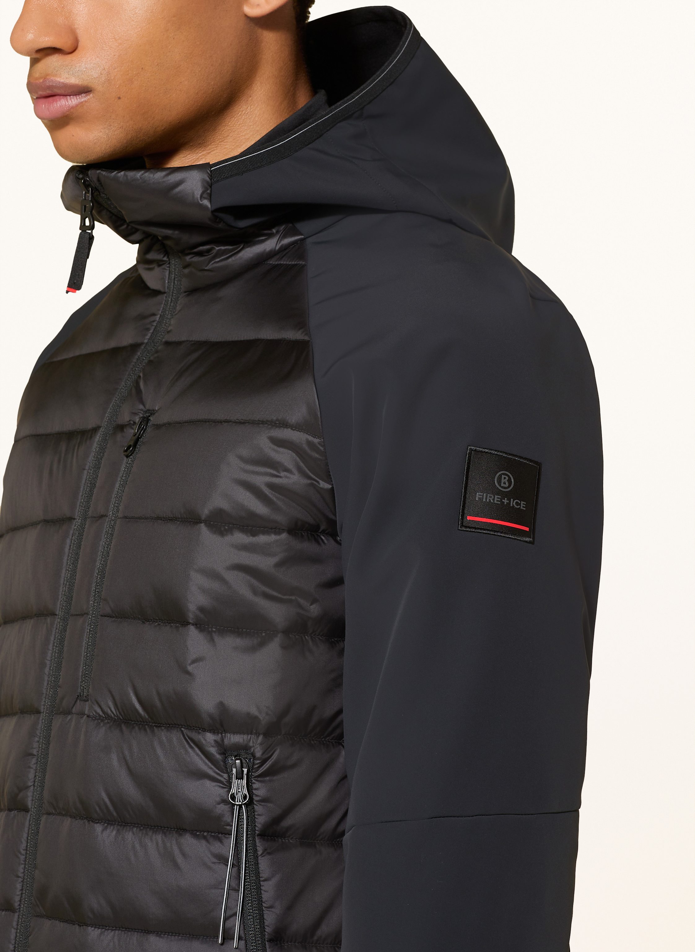 Thumbnail - Fire+Ice Hybrid-Steppjacke Anian schwarz