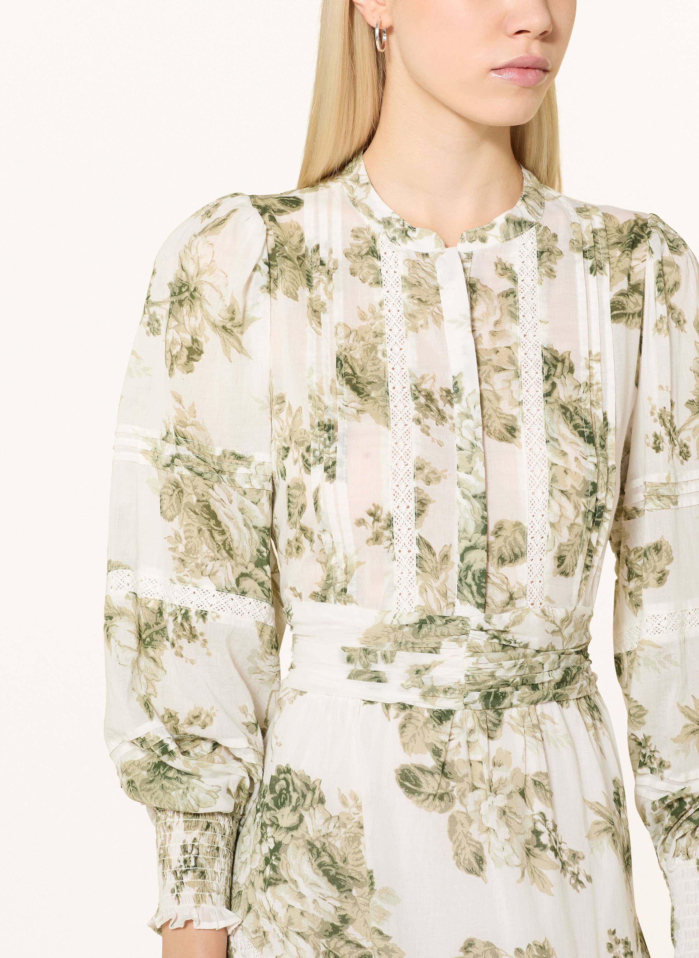 Thumbnail - Neo Noir Kleid Roberta Flower Flow Mit Lochspitze gruen