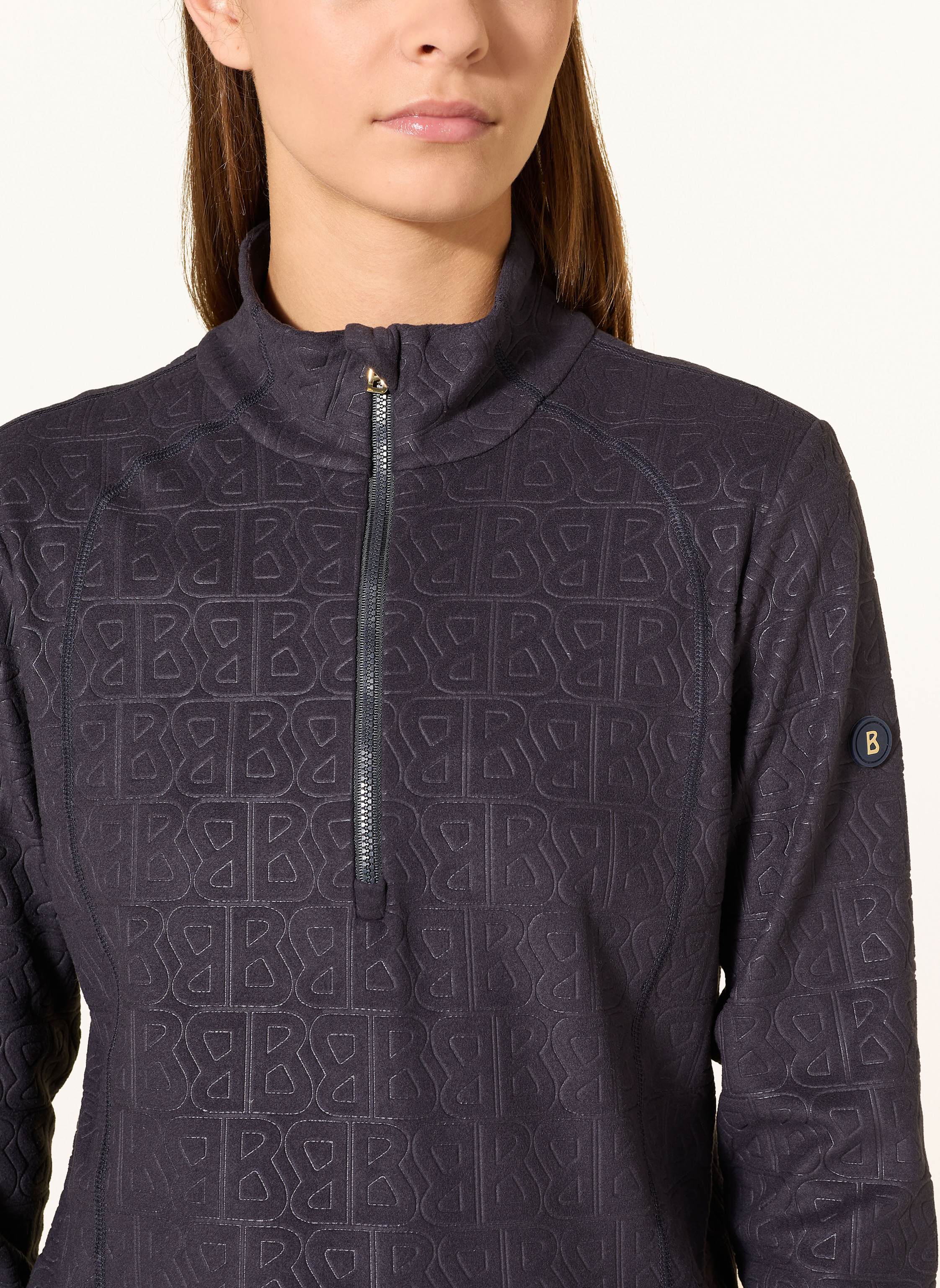 Thumbnail - Bogner Fleece-Troyer medita2 blau