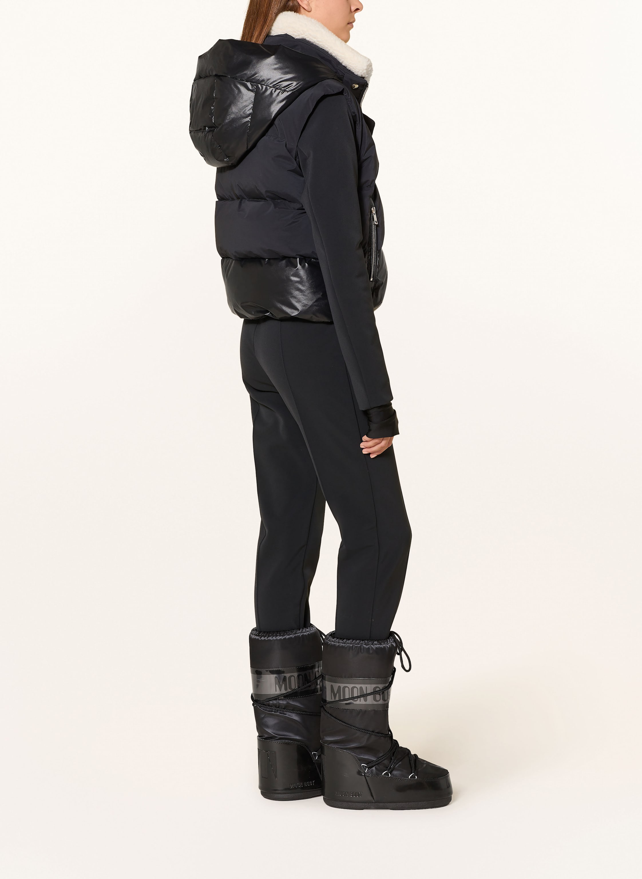 Thumbnail - Bogner Set: Daunen-Skiweste Und Ski-Overall Ulla-D schwarz