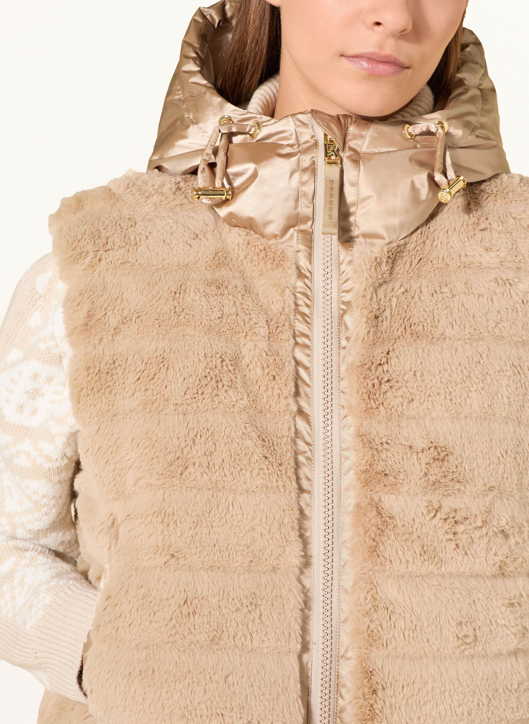 Thumbnail - Bogner Daunen-Skiweste Yumi-D beige