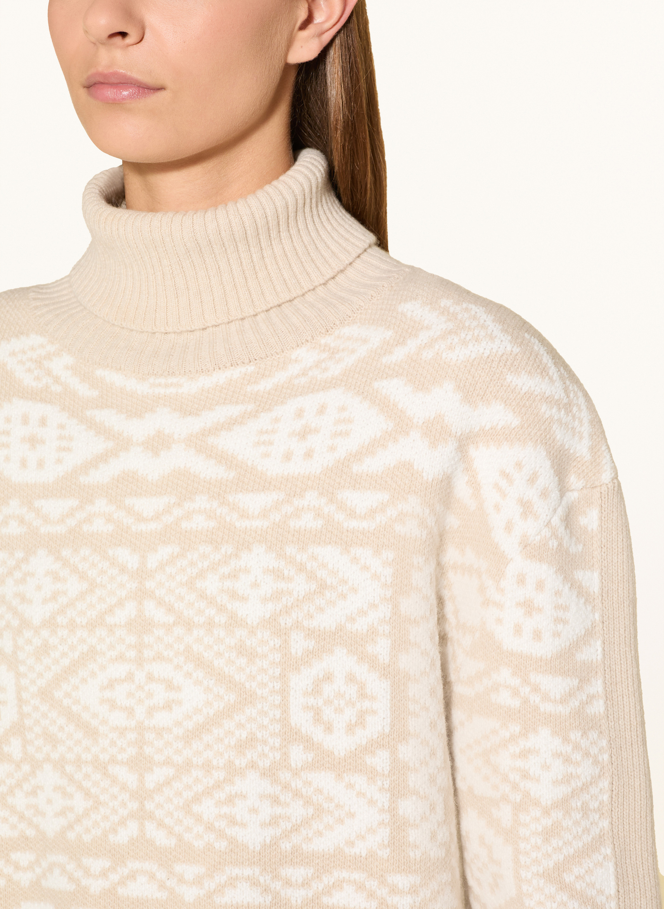 Thumbnail - Bogner Rollkragenpullover Nadin beige