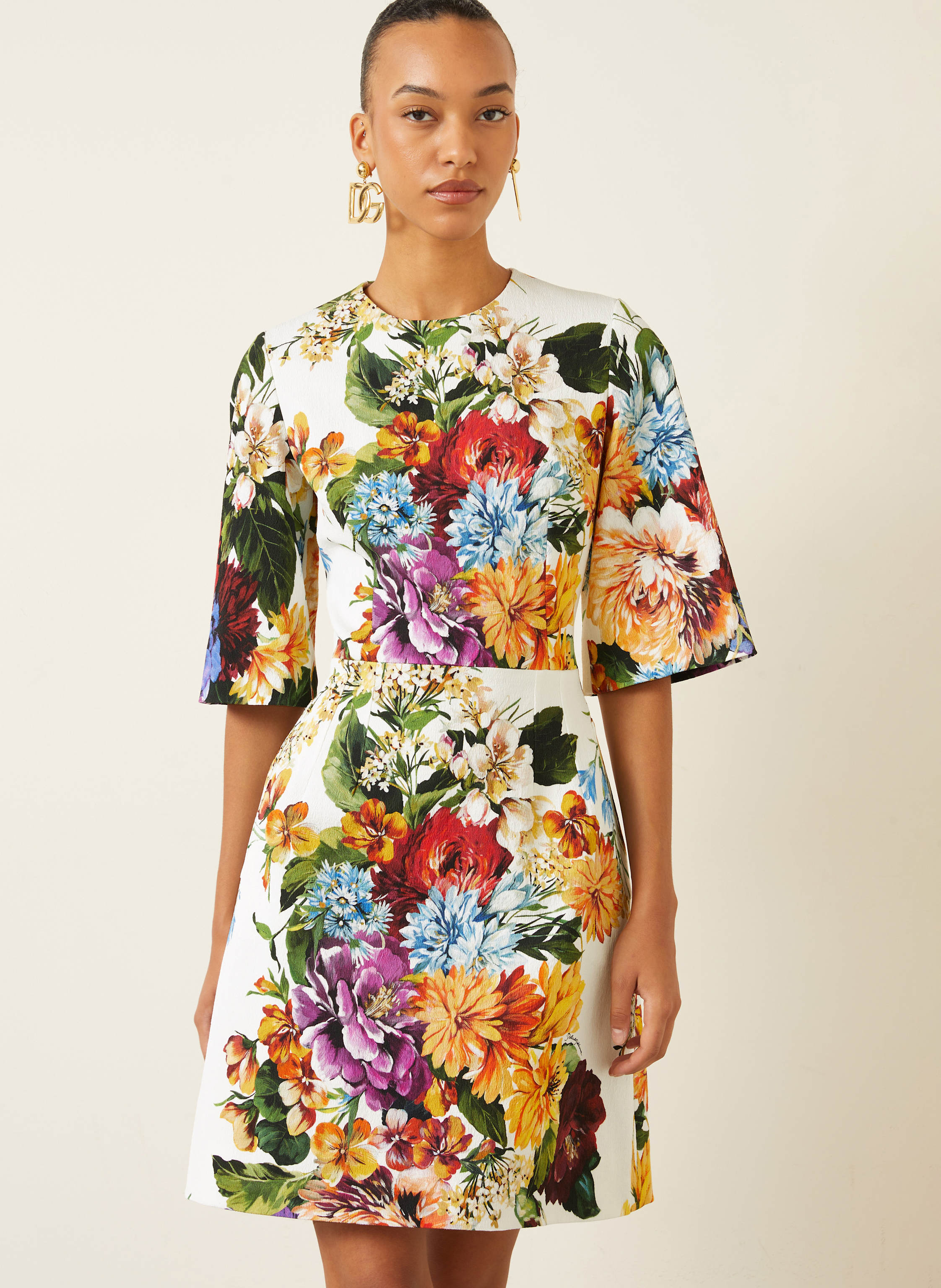 Thumbnail - Dolce & Gabbana Kleid Muro beige