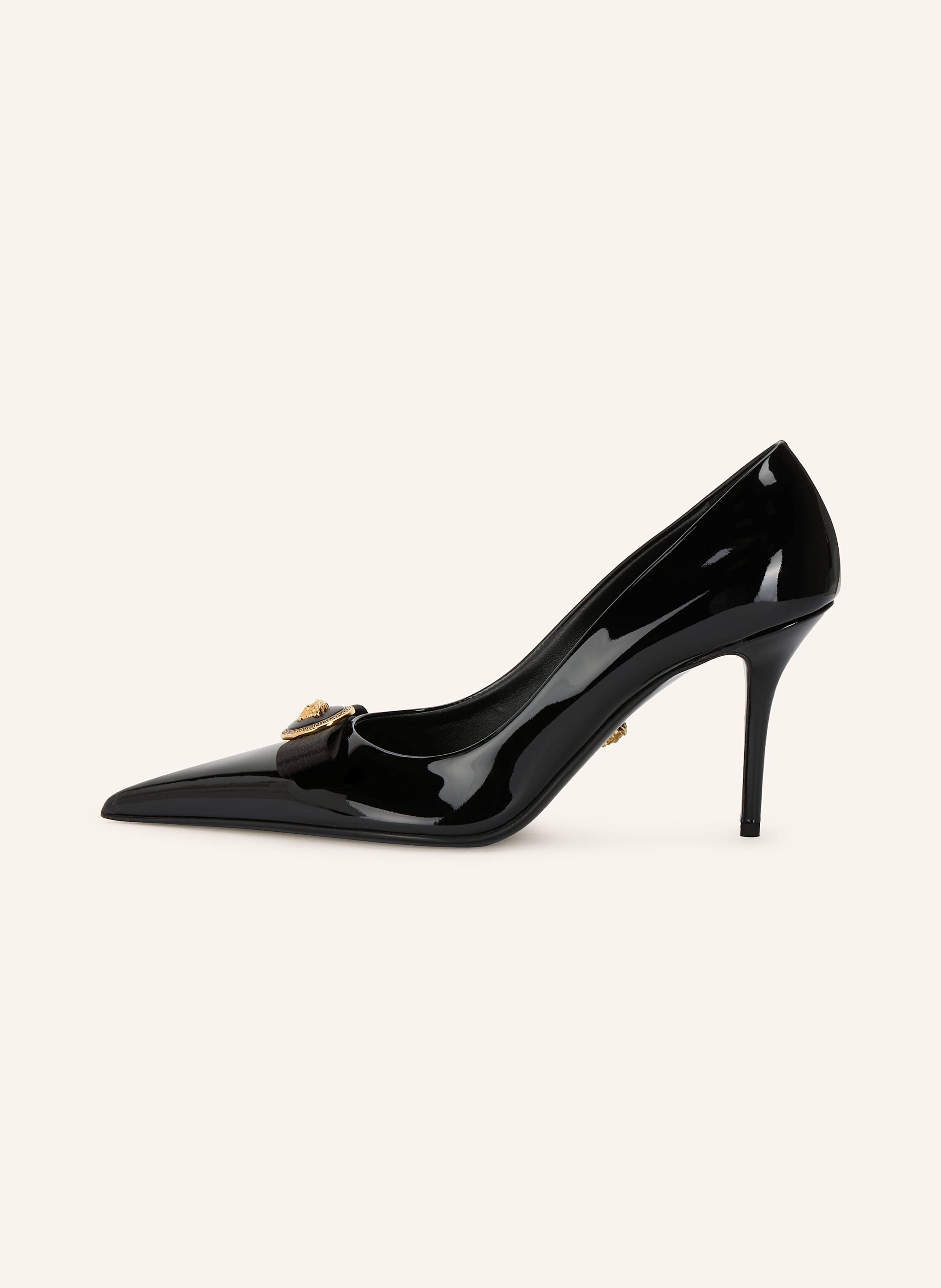 Thumbnail - Versace Lack-Pumps schwarz