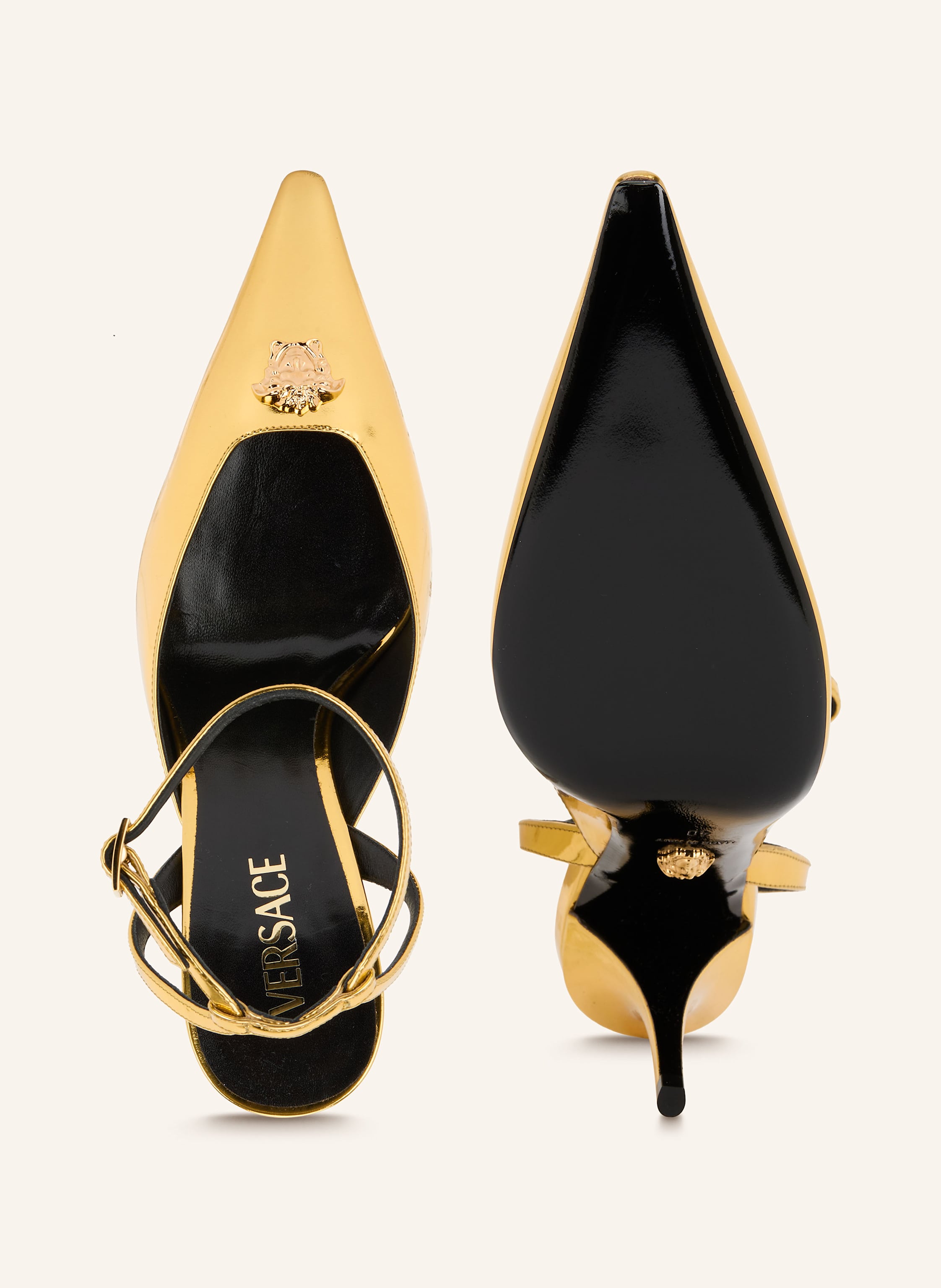 Thumbnail - Versace Slingpumps gold