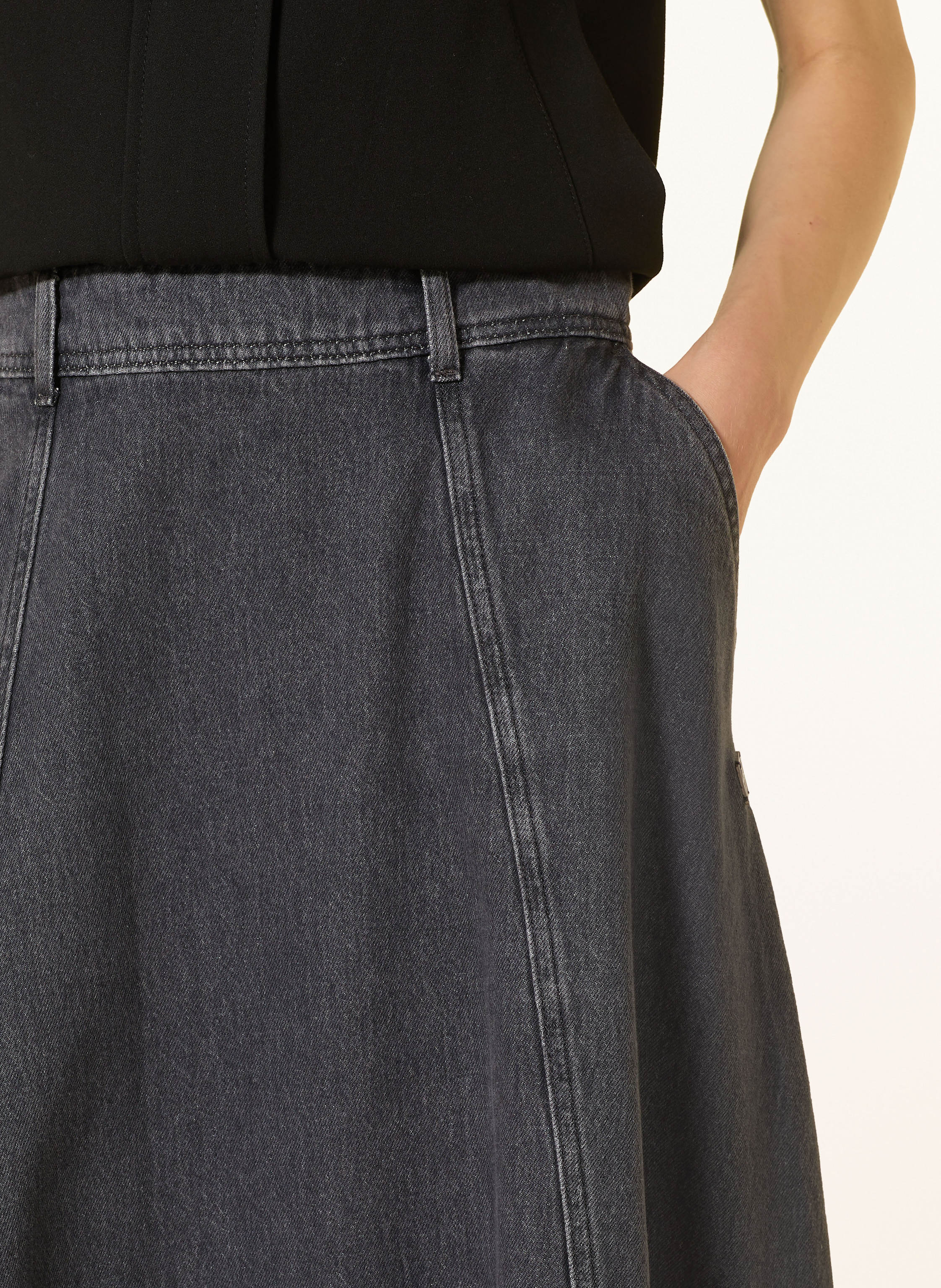 Thumbnail - Mos Mosh Jeansrock Mmcynthia grau