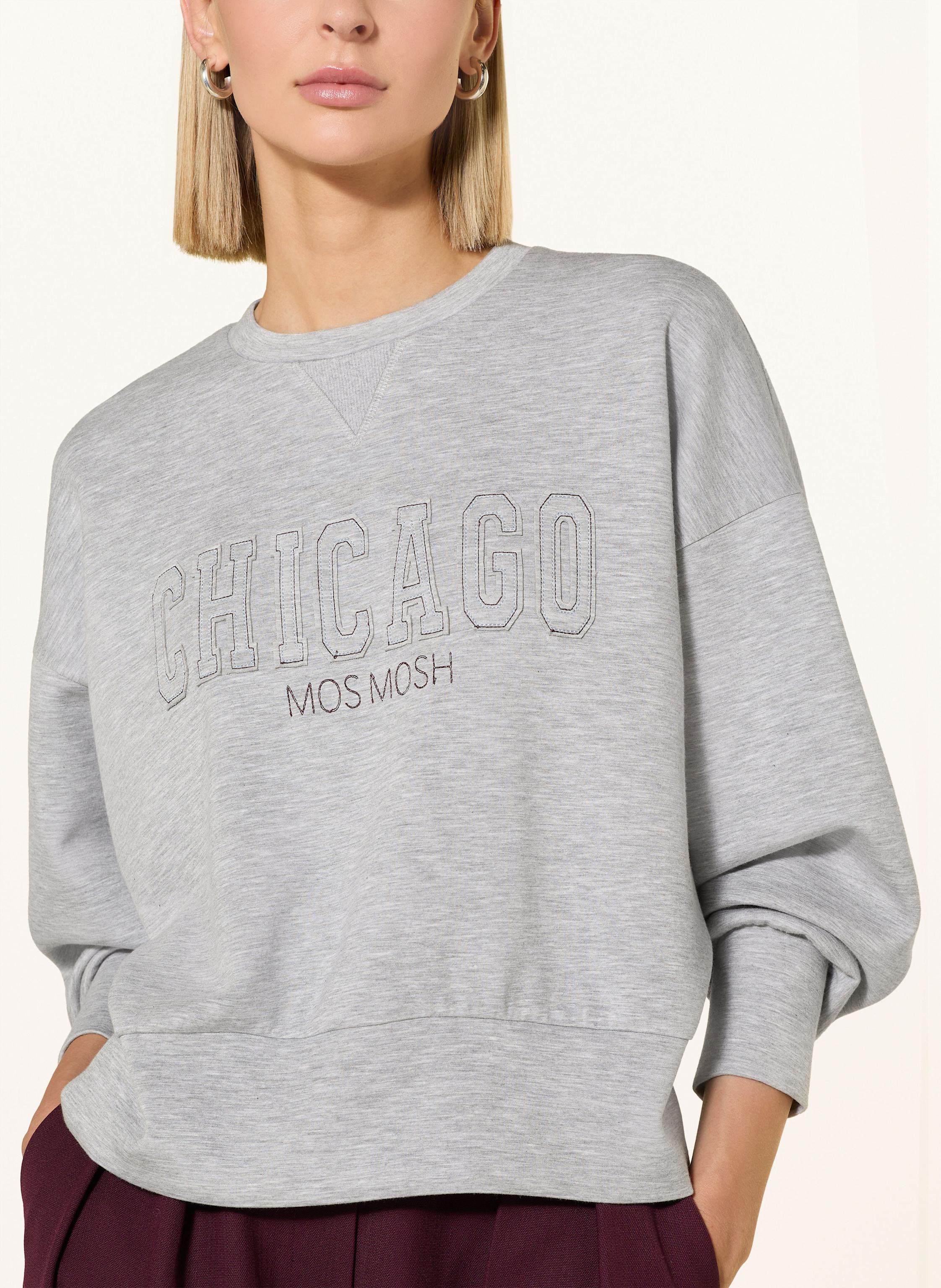 Thumbnail - Mos Mosh Sweatshirt Mmrenzi grau