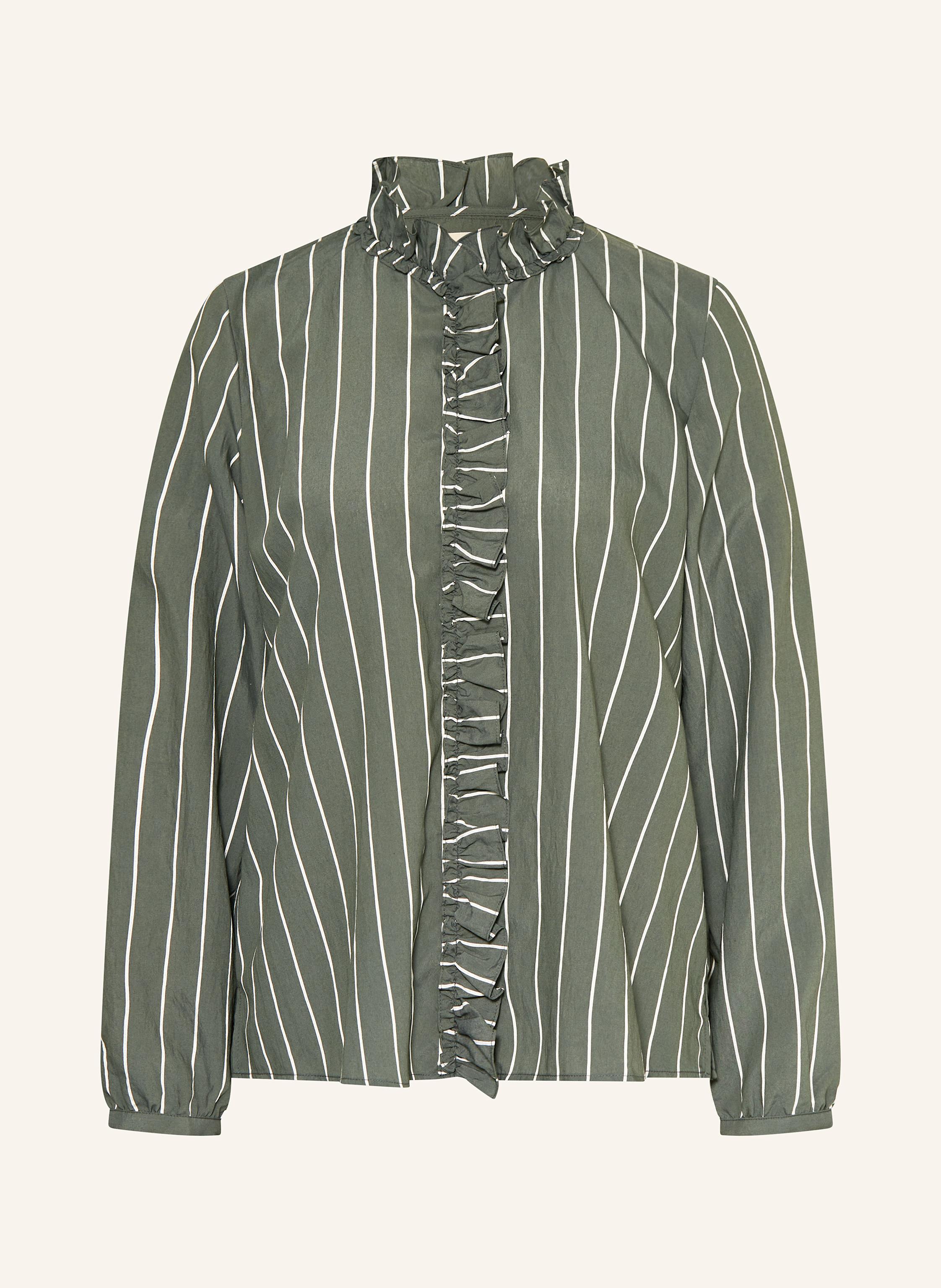 Mos Mosh Hemdbluse Billy Mit Rüschen gruen