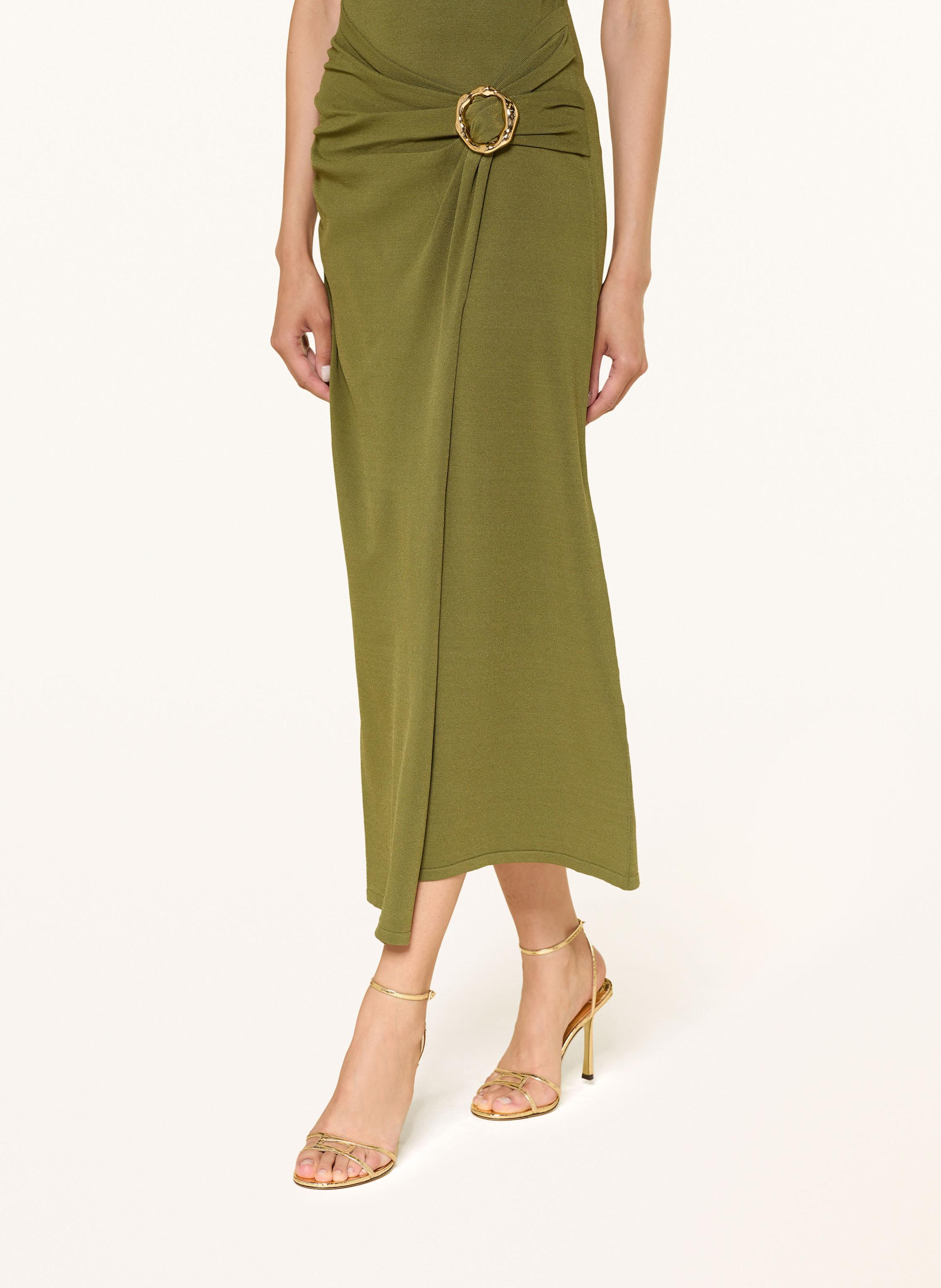 Thumbnail - Simkhai Strickkleid Soren In Wickeloptik gruen