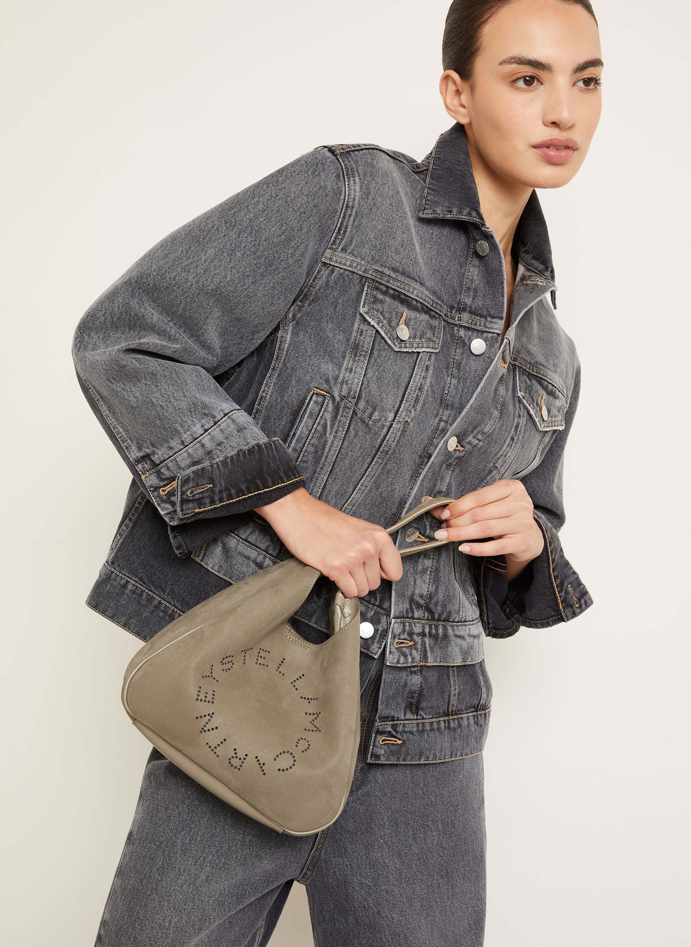 Thumbnail - Stella Mccartney Hobo-Bag Small gruen