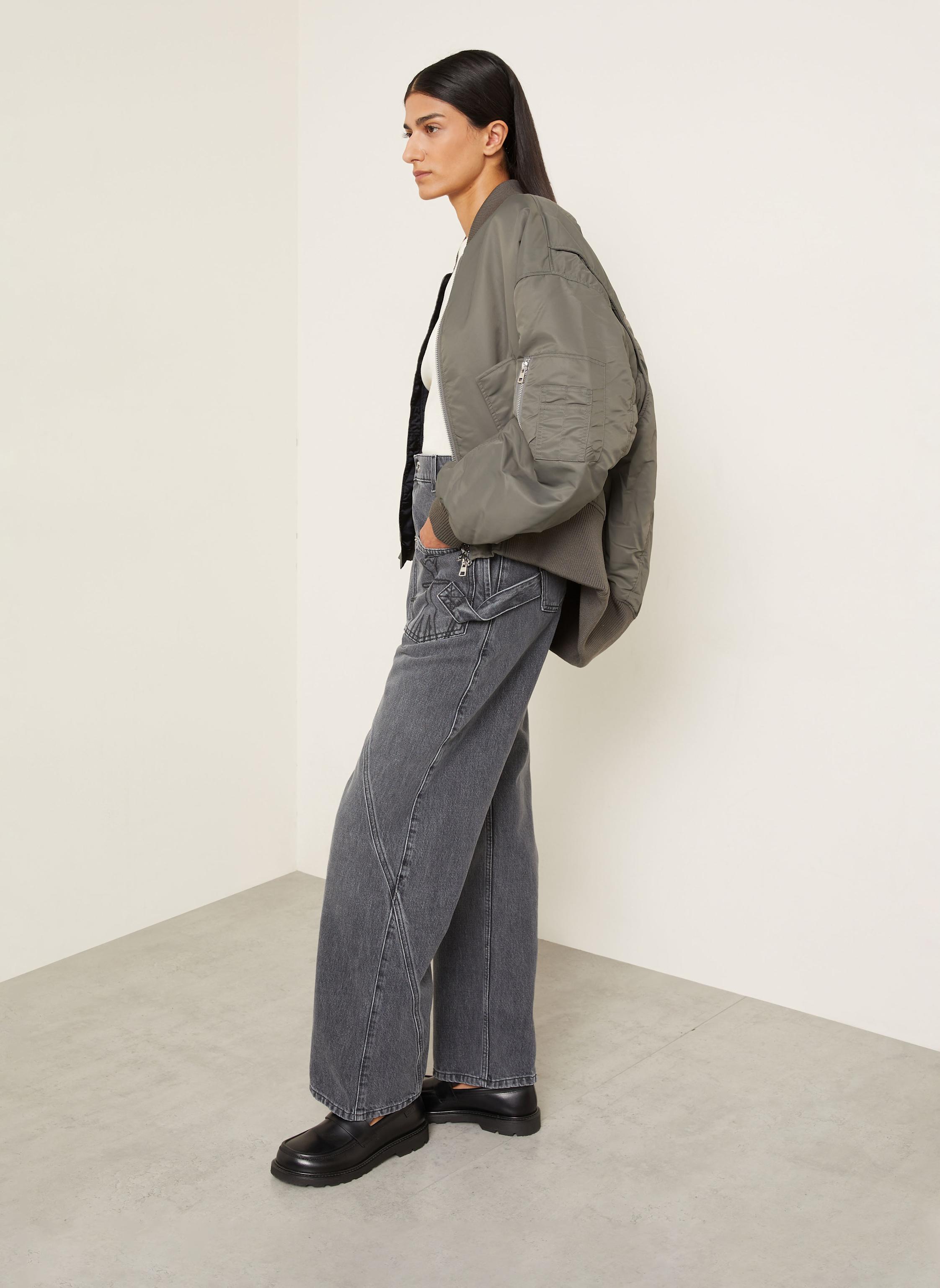 Thumbnail - Jw Anderson Boyfriend Jeans Twisted grau