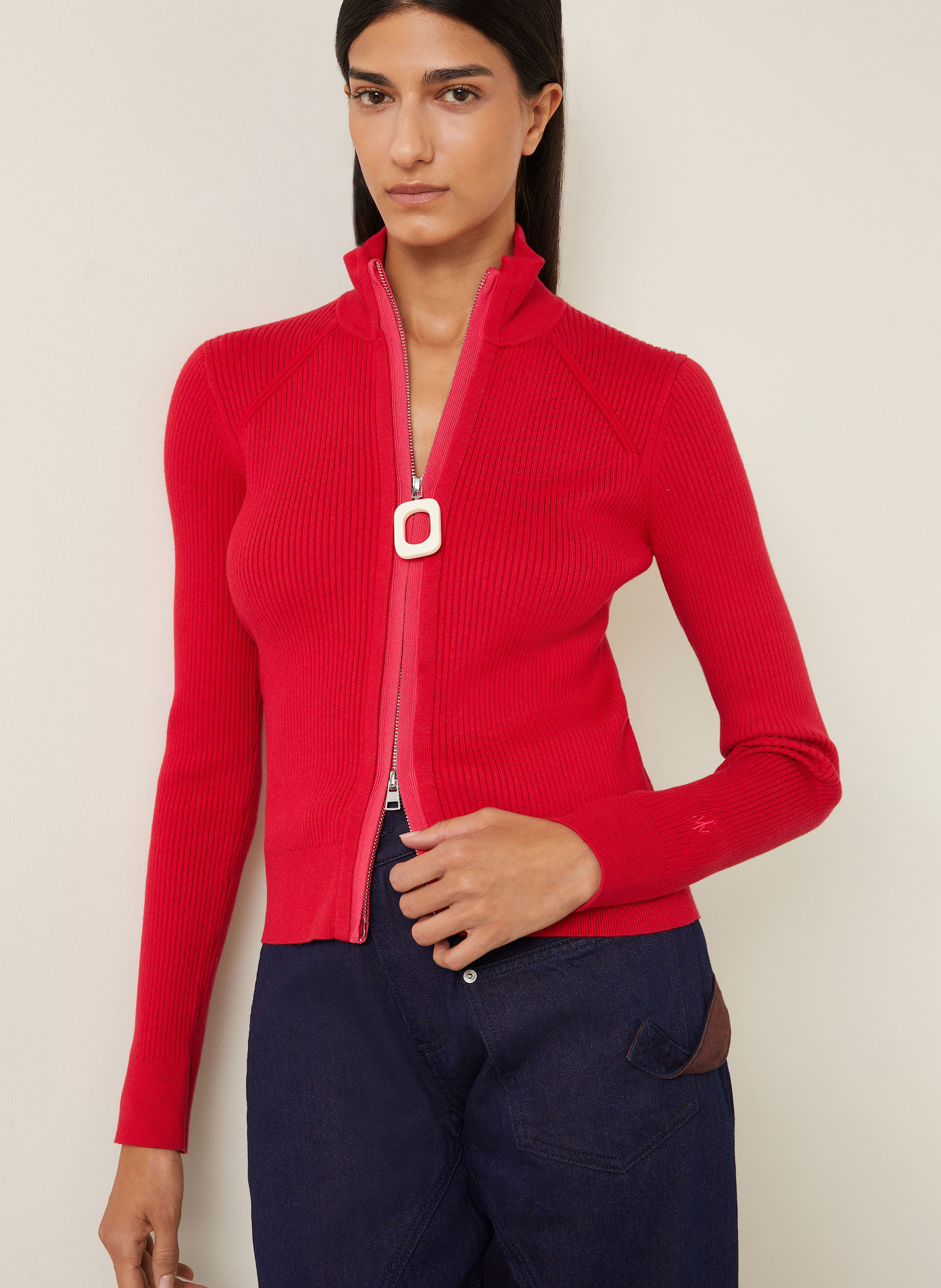 Thumbnail - Jw Anderson Strickjacke rot