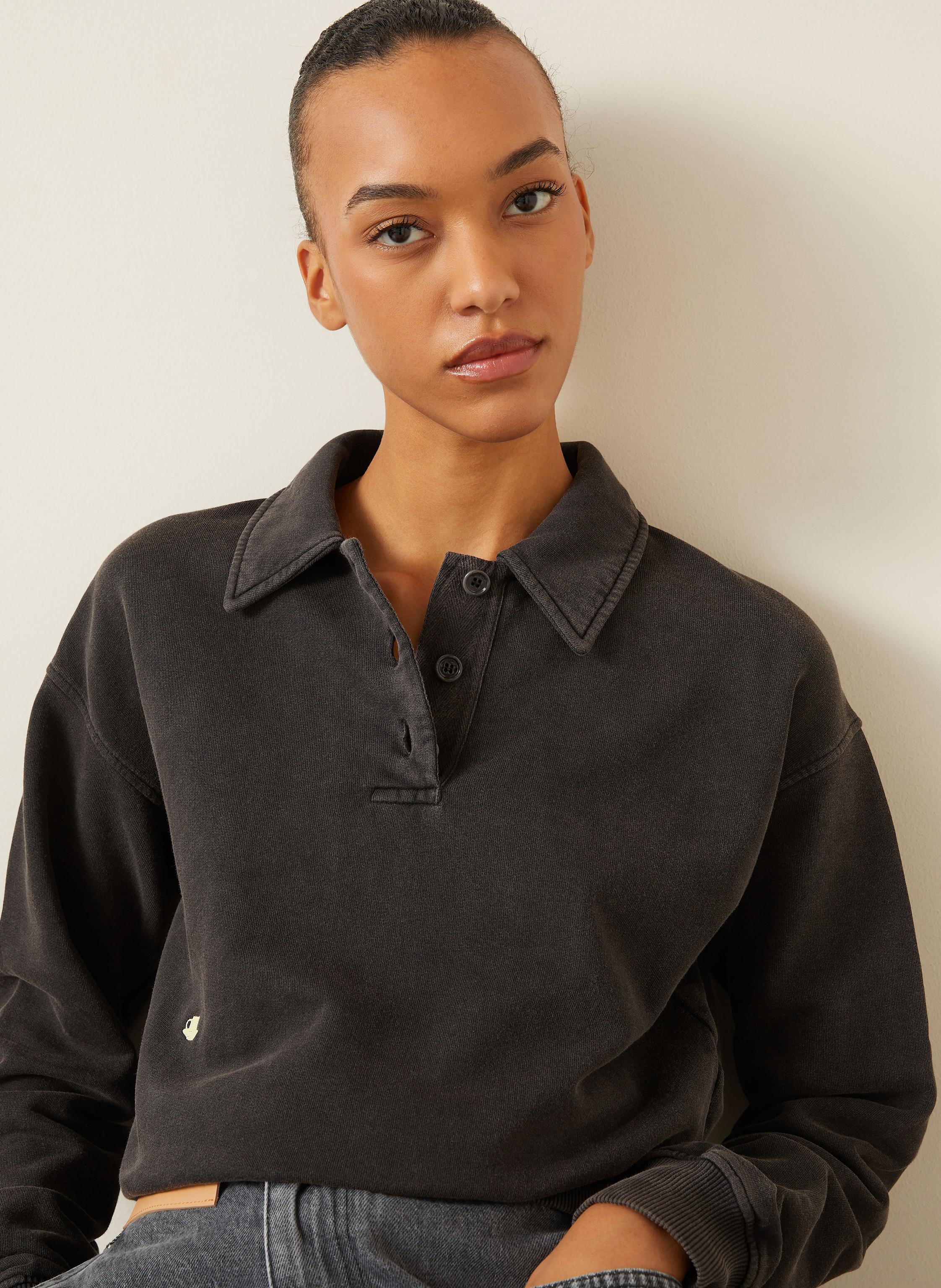 Thumbnail - Jw Anderson Sweat-Poloshirt schwarz