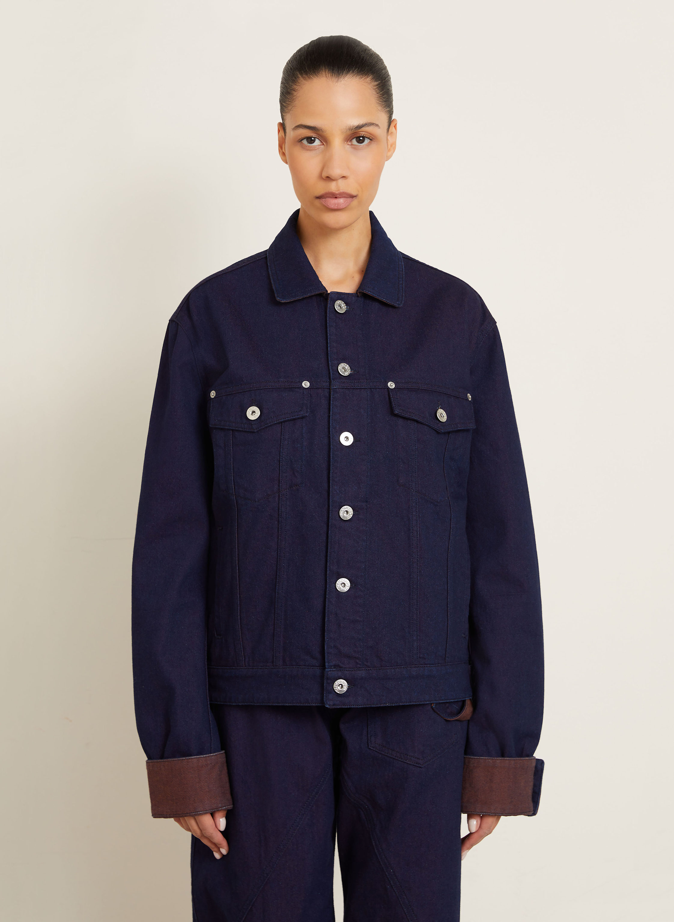 Thumbnail - Jw Anderson Jeansjacke blau