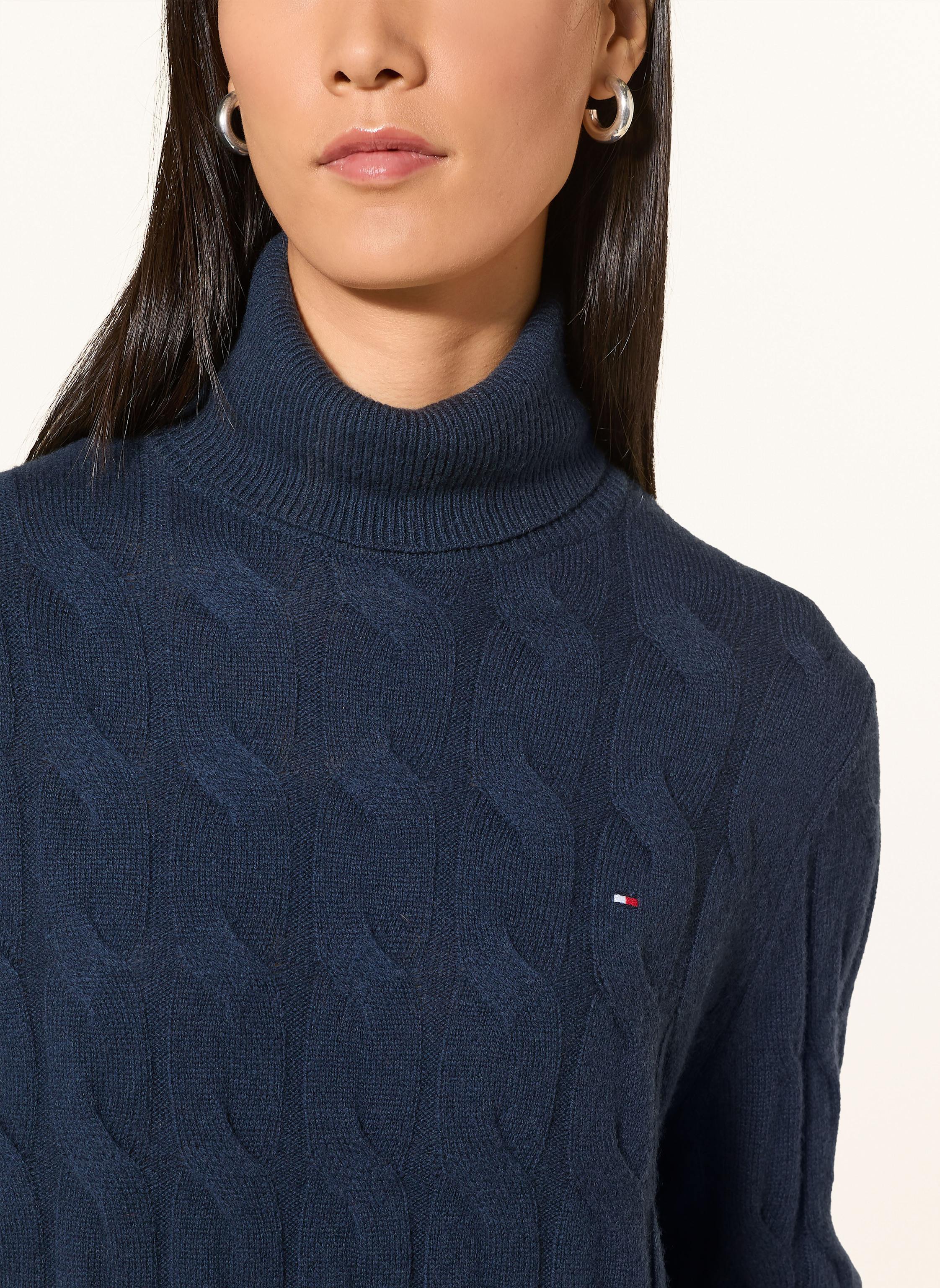 Thumbnail - Tommy Hilfiger Strickkleid blau