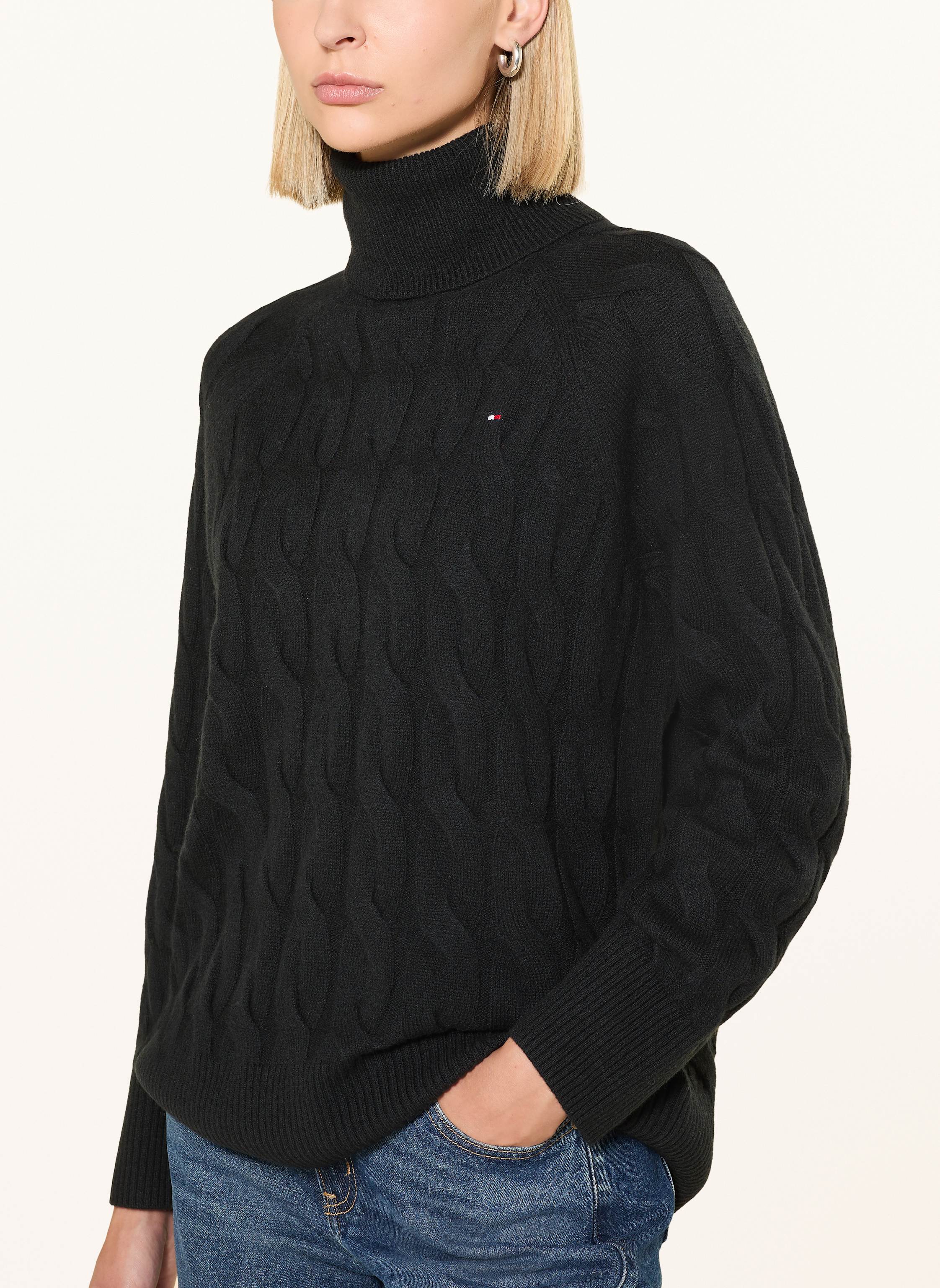 Thumbnail - Tommy Hilfiger Rollkragenpullover schwarz