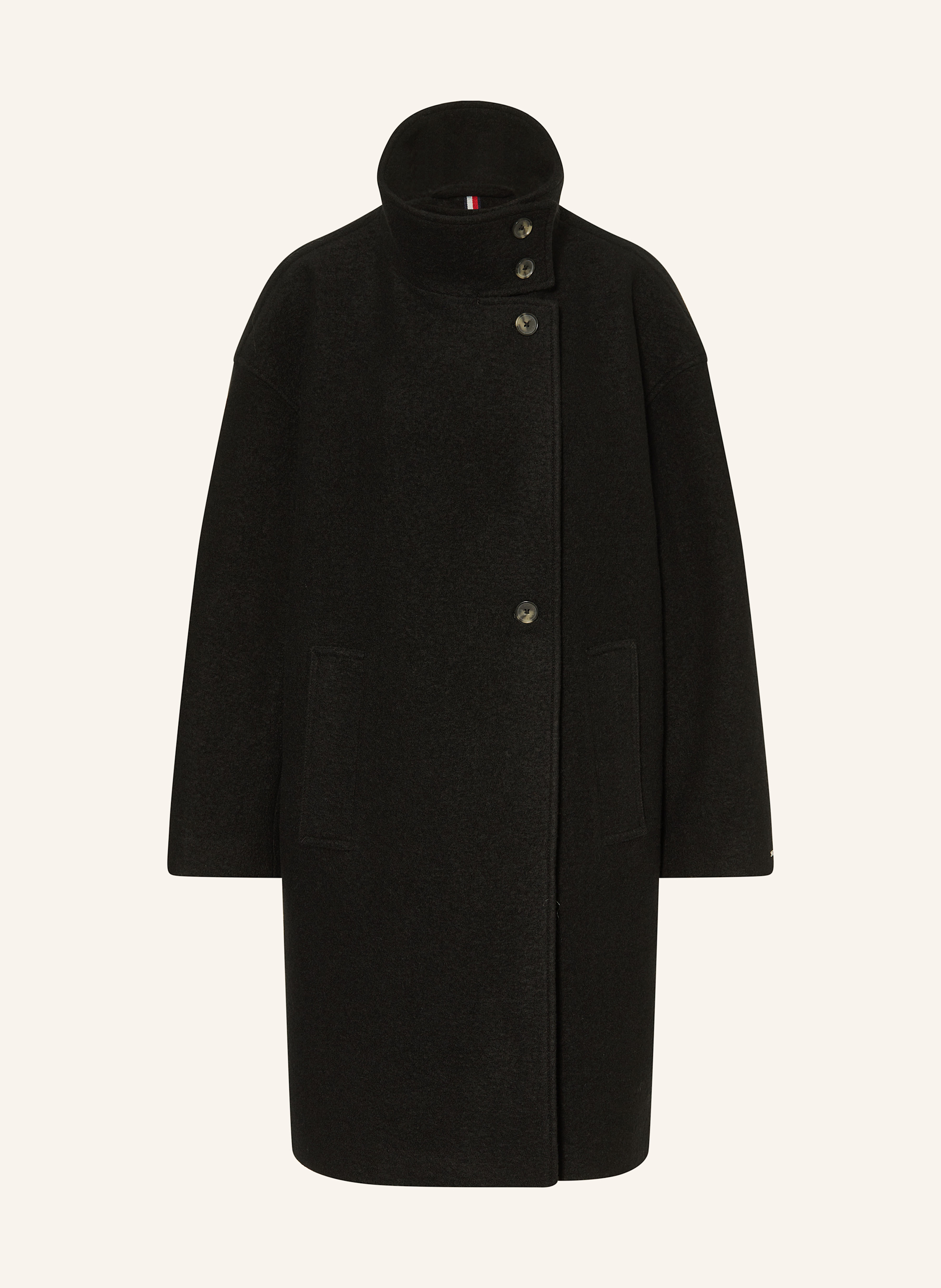 Tommy Hilfiger Wollmantel schwarz