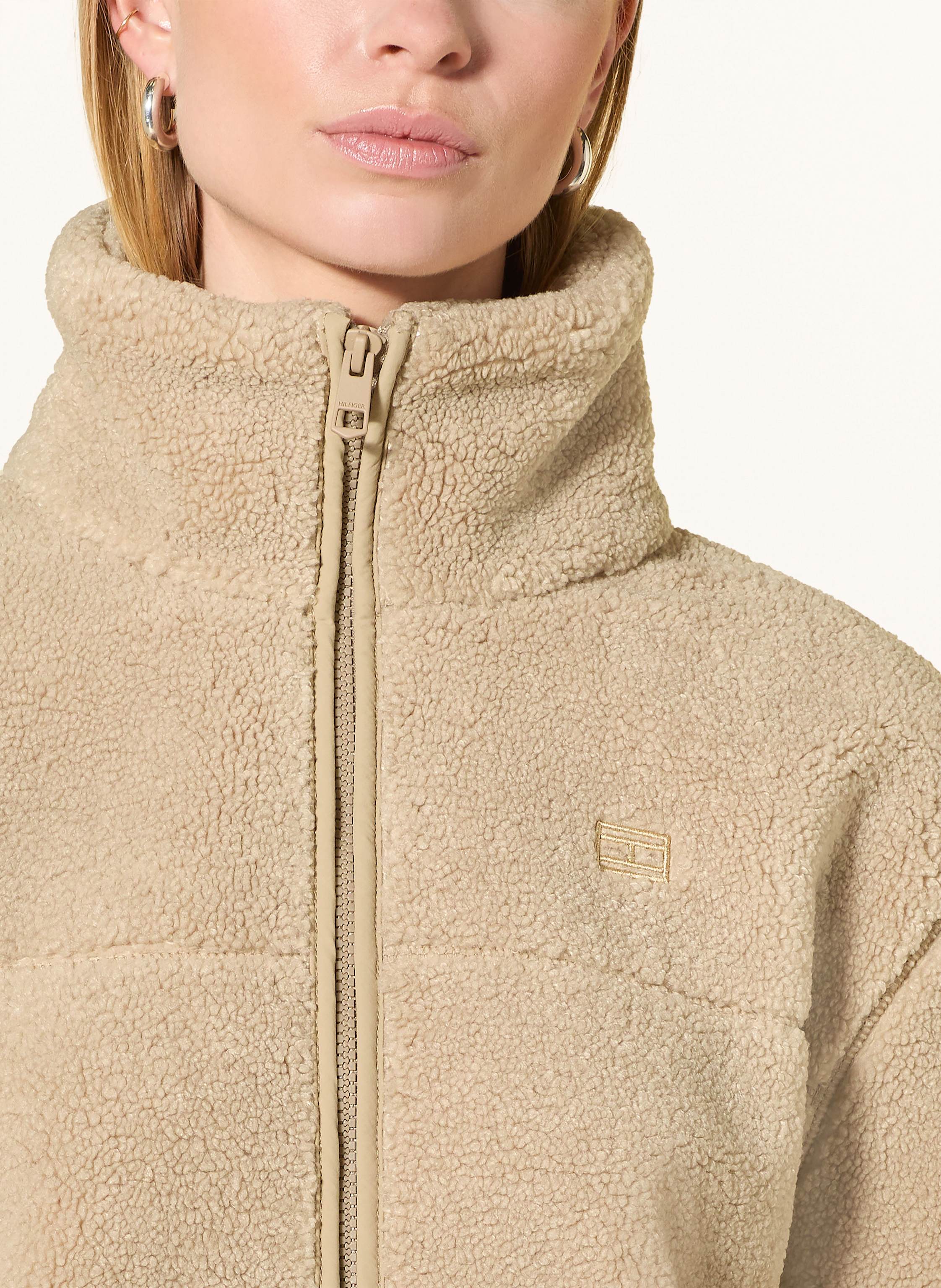 Thumbnail - Tommy Hilfiger Fleecejacke beige