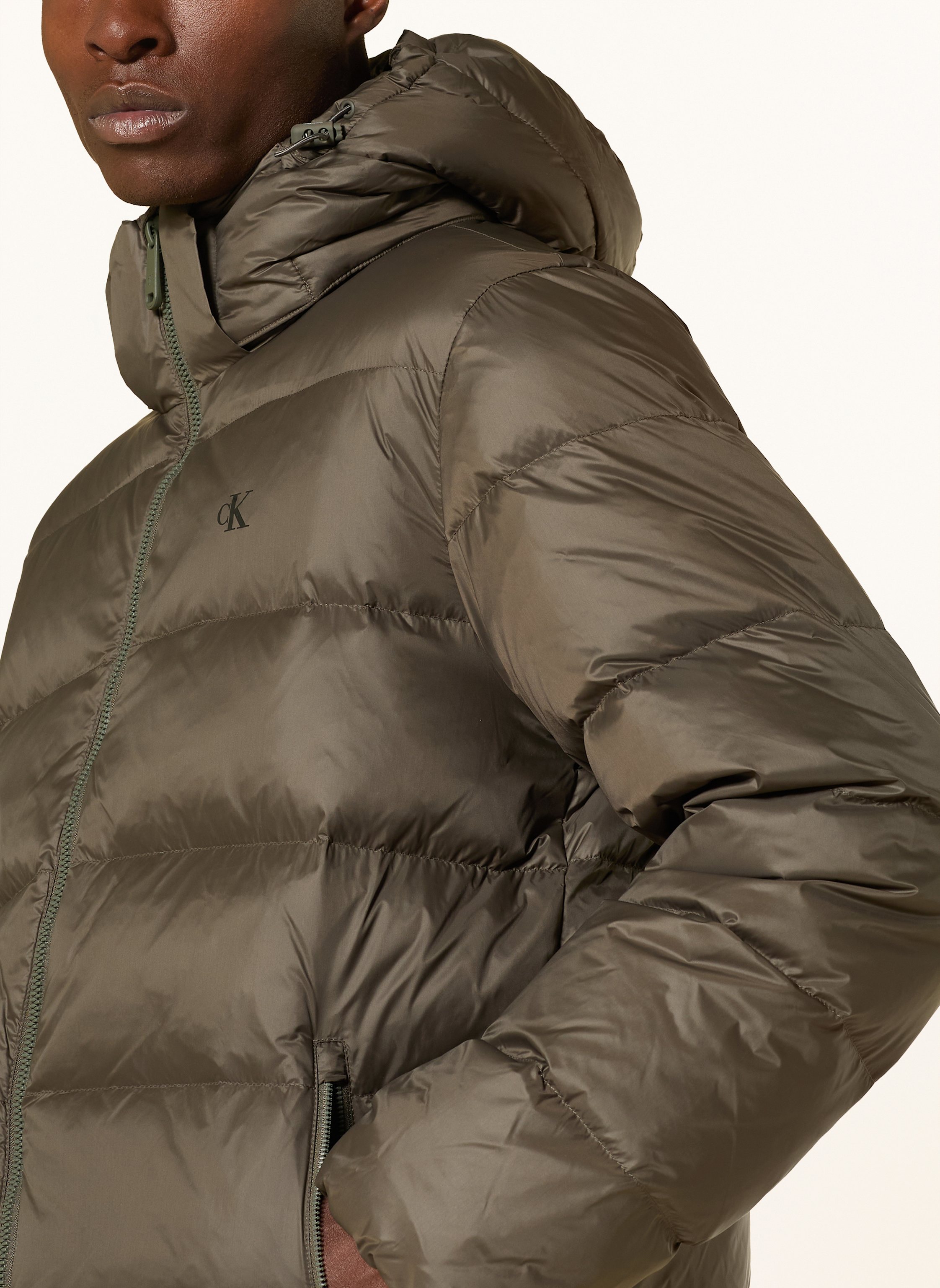 Thumbnail - Calvin Klein Jeans Daunenjacke Mit Abnehmbarer Kapuze braun