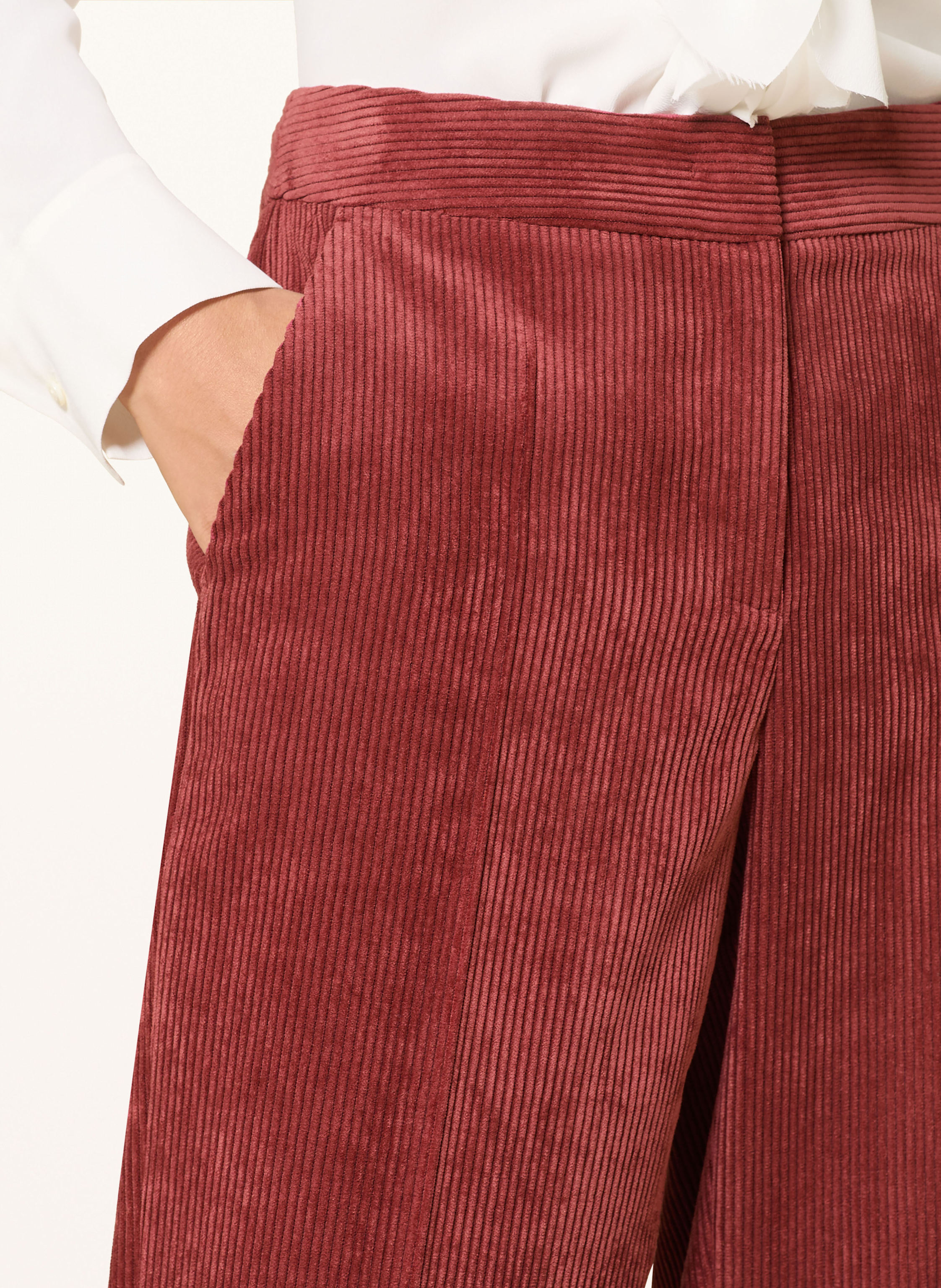 Thumbnail - Luisa Cerano 7/8-Hose Aus Cord rot