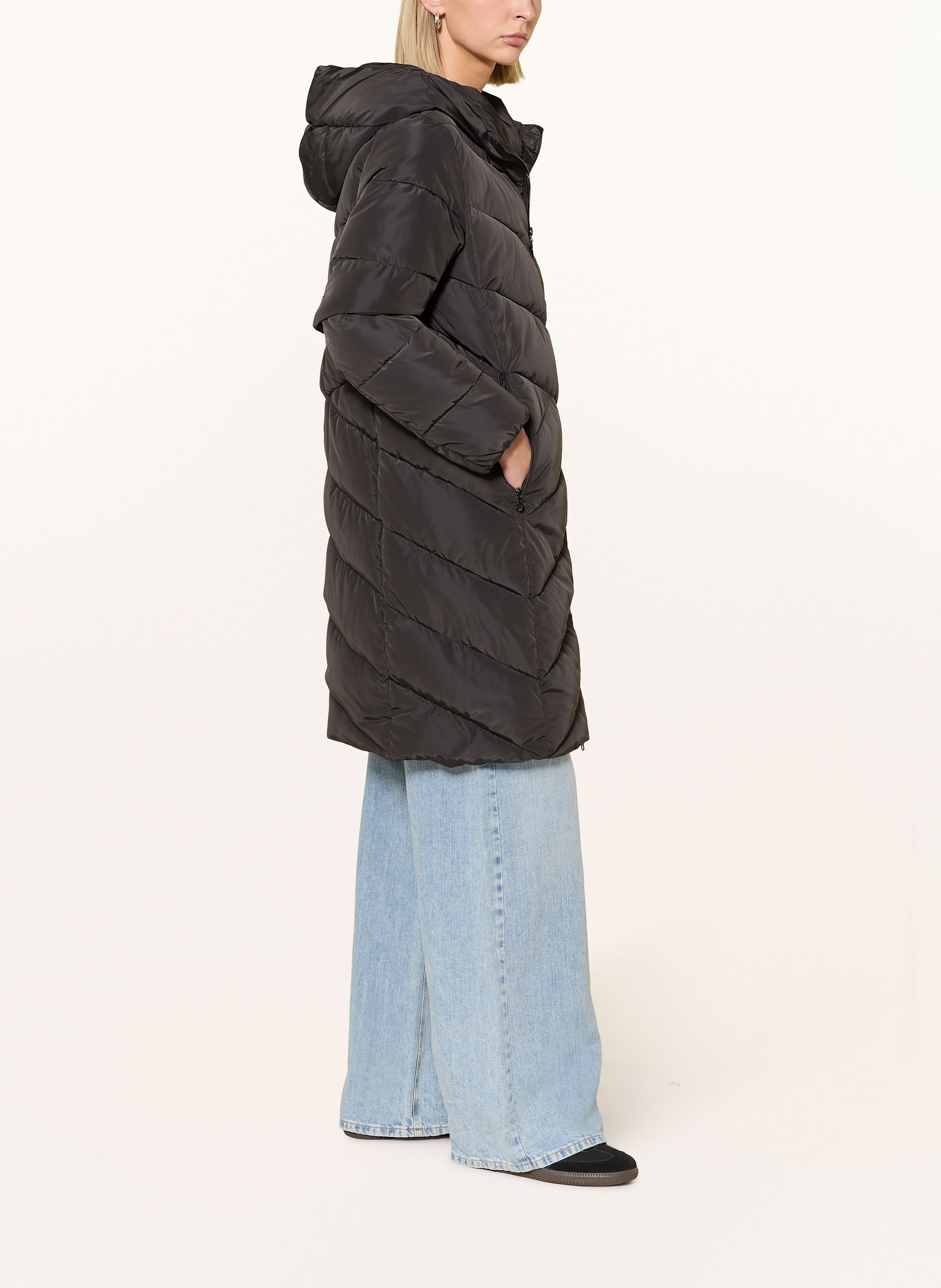 Thumbnail - Frieda & Freddies Steppmantel Constance schwarz